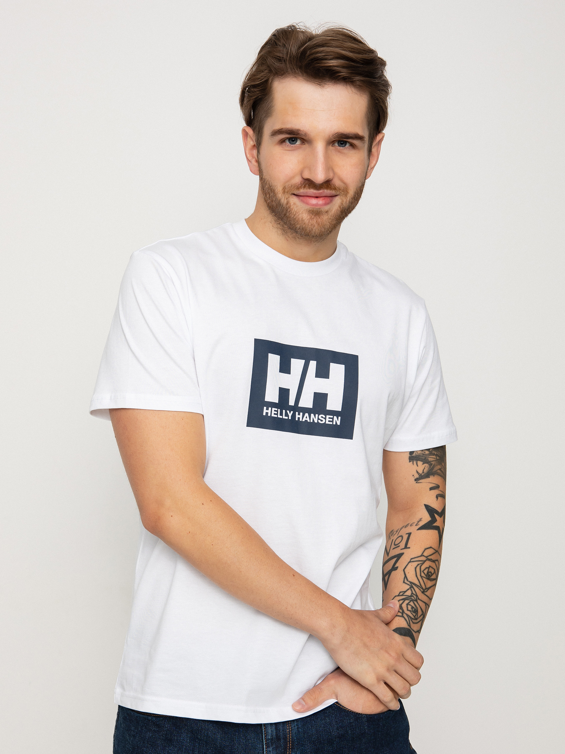 Tričko Helly Hansen Box (white)