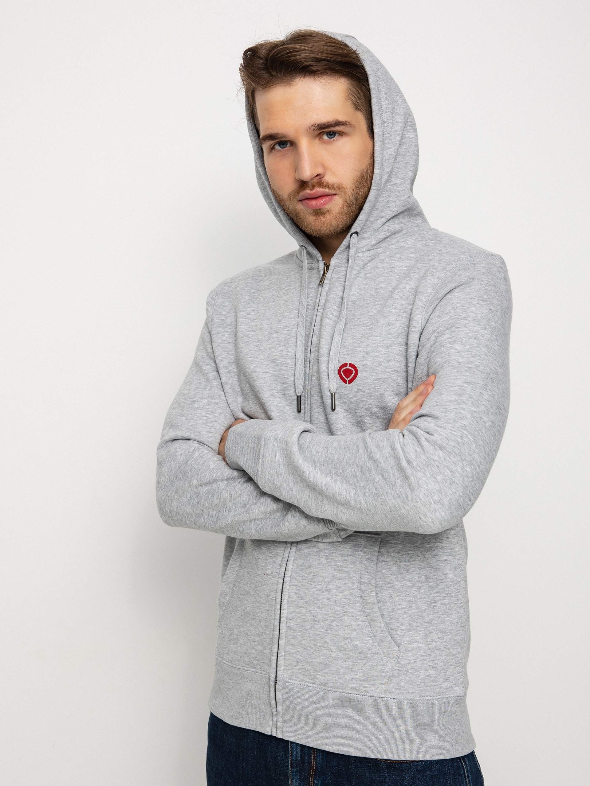 Mikina Circa Money Zip (athletic grey)