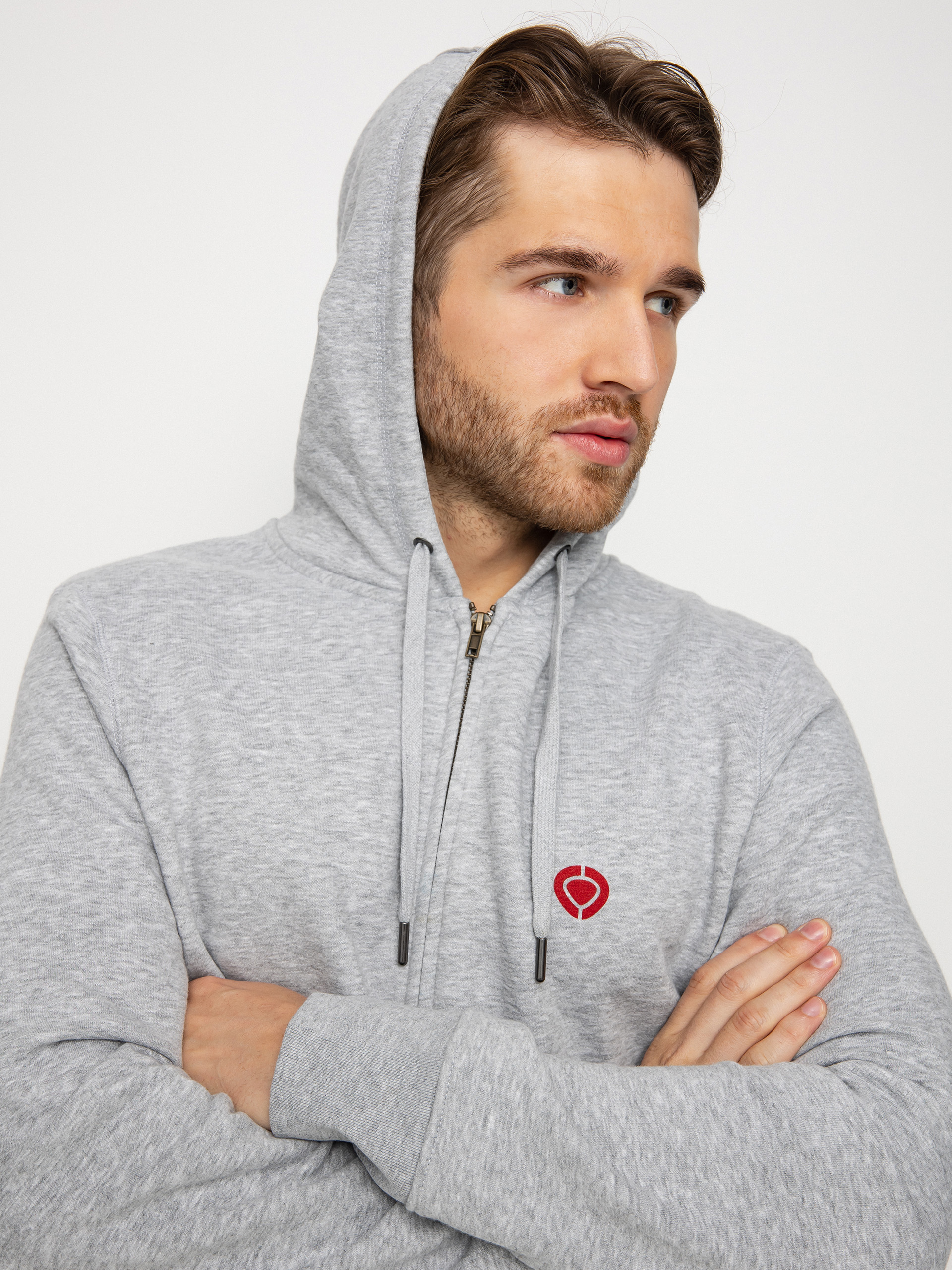 Mikina Circa Money Zip (athletic grey)