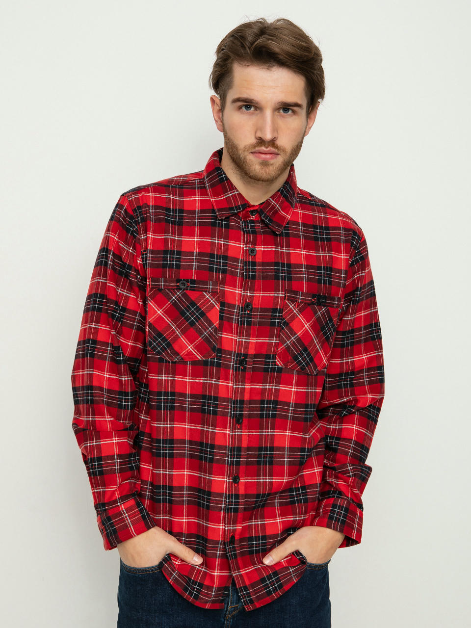 Košeľa Burton Favorite Flannel (tomato bradley plaid)