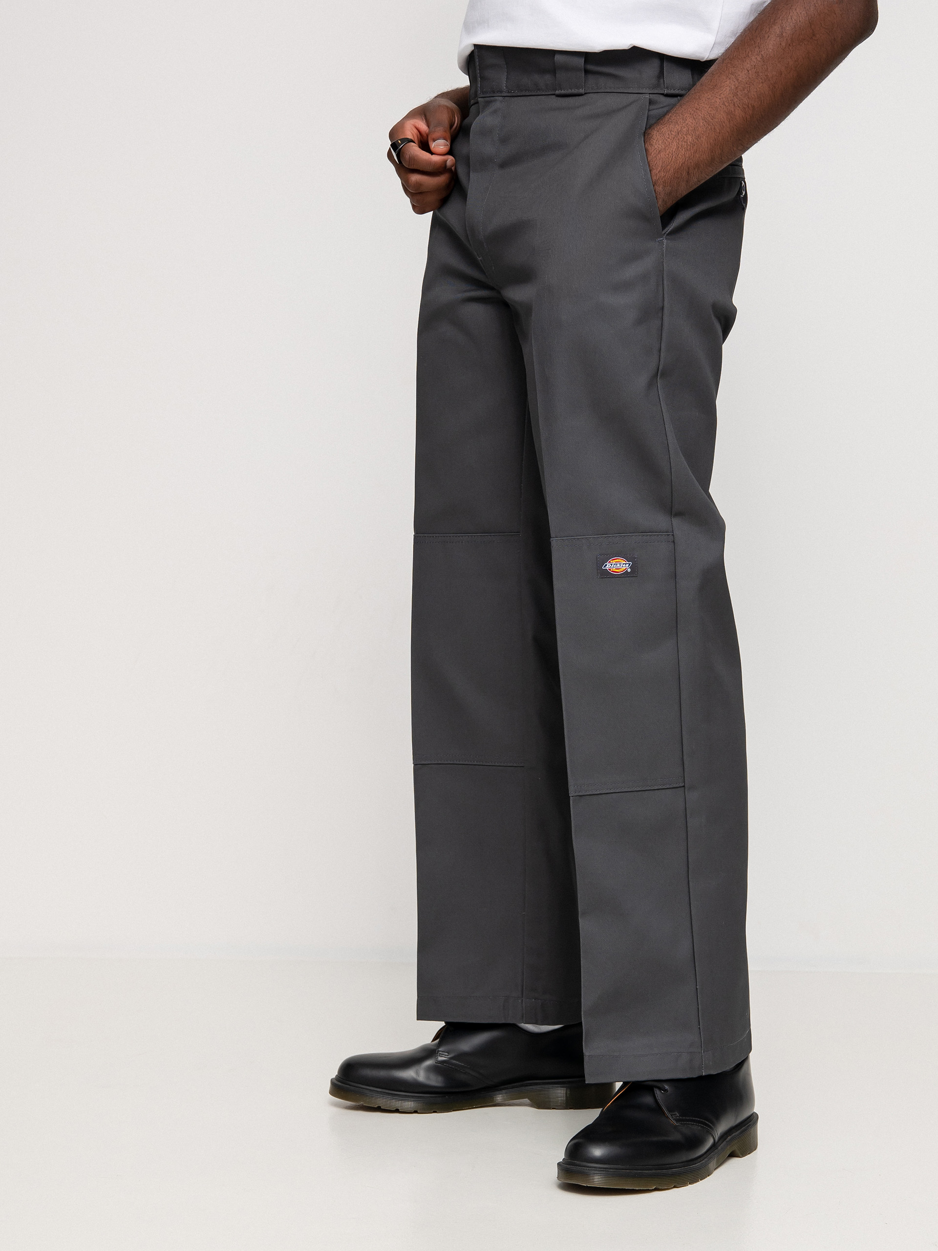 Nohavice Dickies Double Knee (charcoal grey)