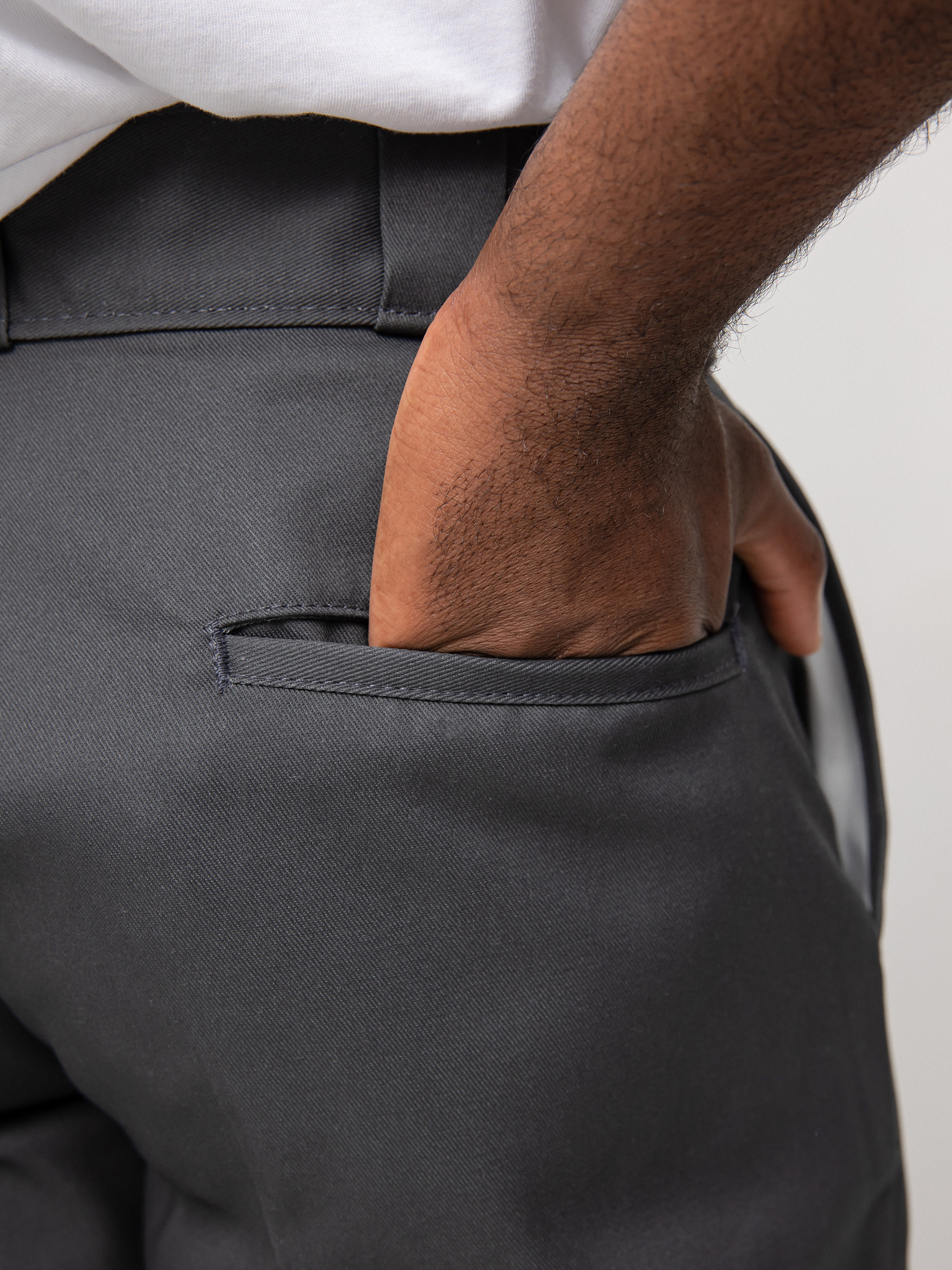 Nohavice Dickies Double Knee (charcoal grey)