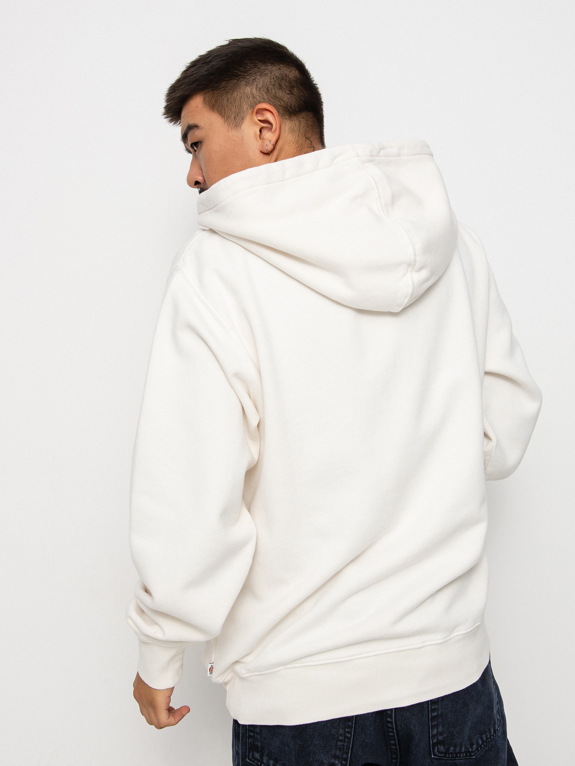 Mikina s kapucňou Dickies Icon Washed HD (ecru)