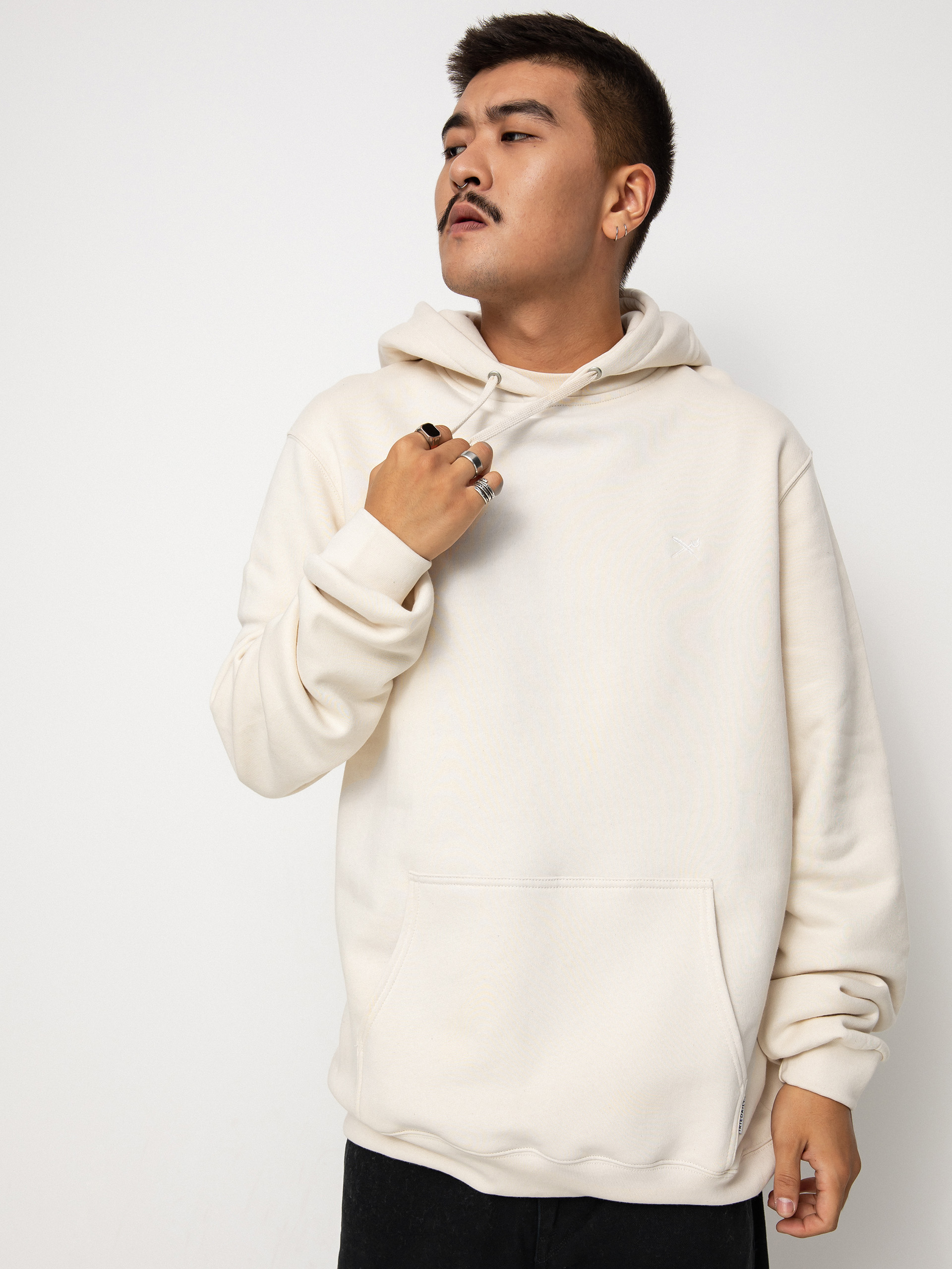 Mikina s kapucňou Iriedaily Mini Flag 2 HD (undyed)