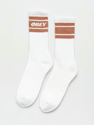 Ponožky OBEY Cooper II (white/brown sugar)