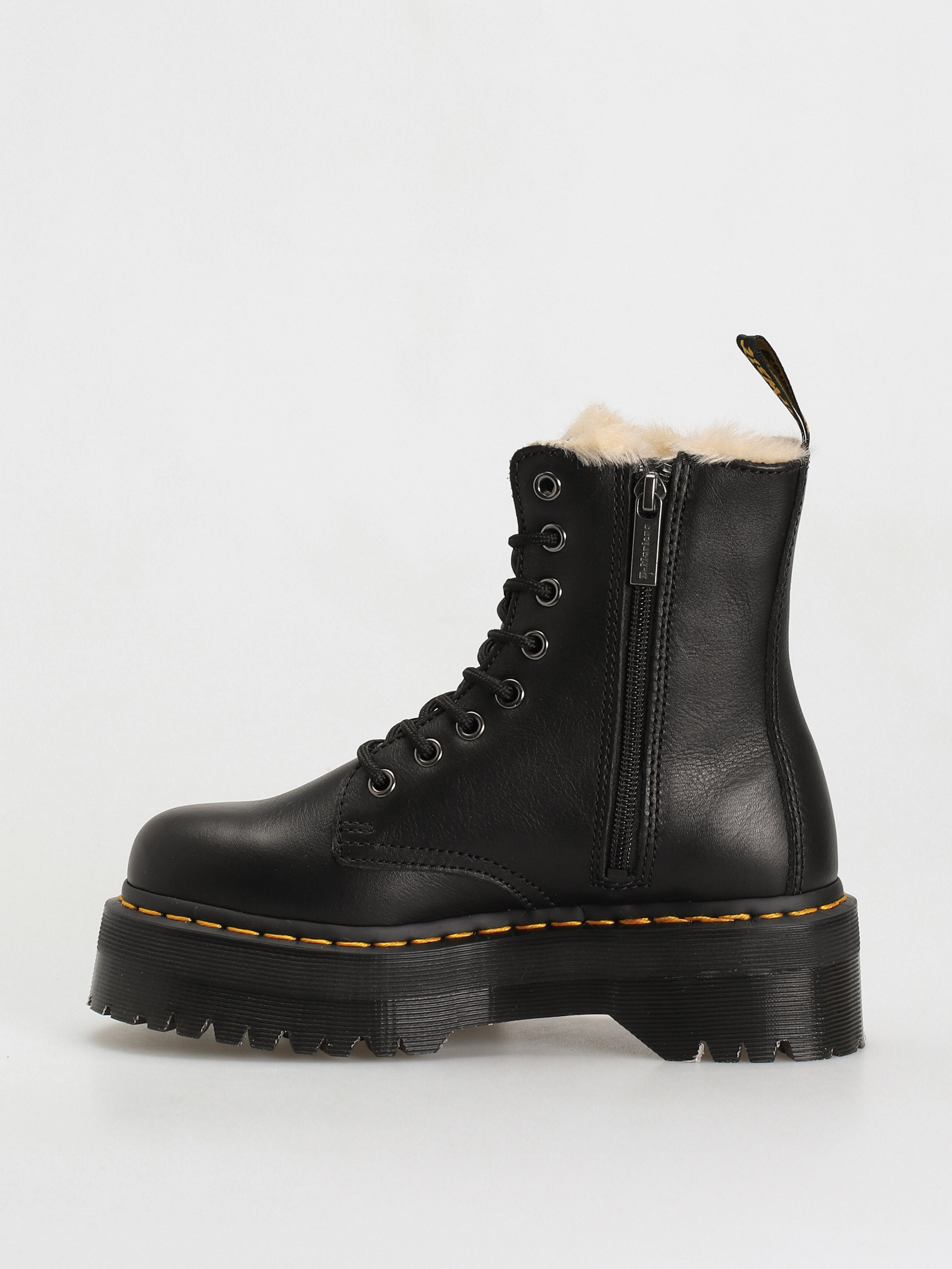 Topánky Dr. Martens Jadon FL Wmn (black pisa natural em toby 900g)