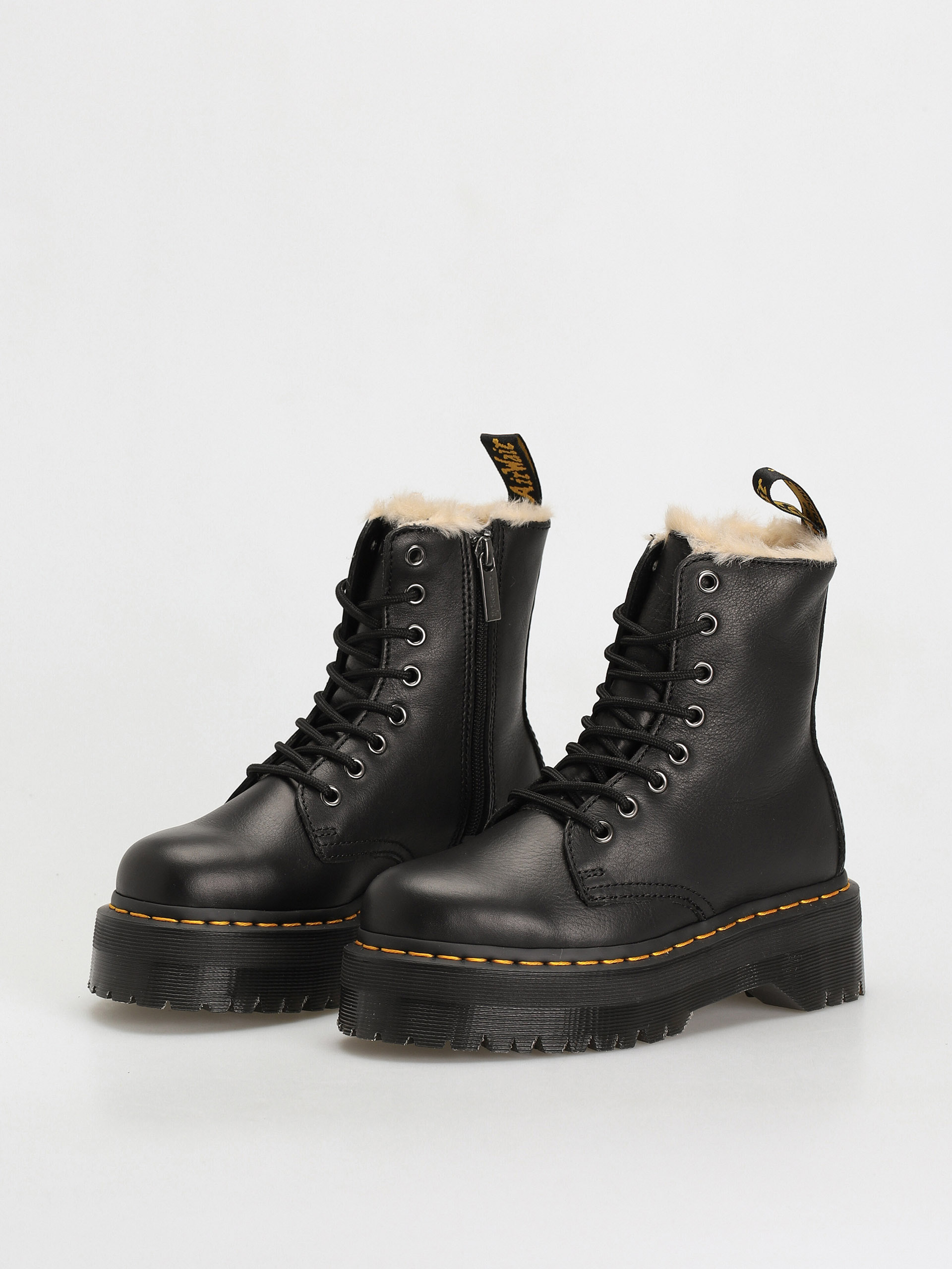 Topánky Dr. Martens Jadon FL Wmn (black pisa natural em toby 900g)