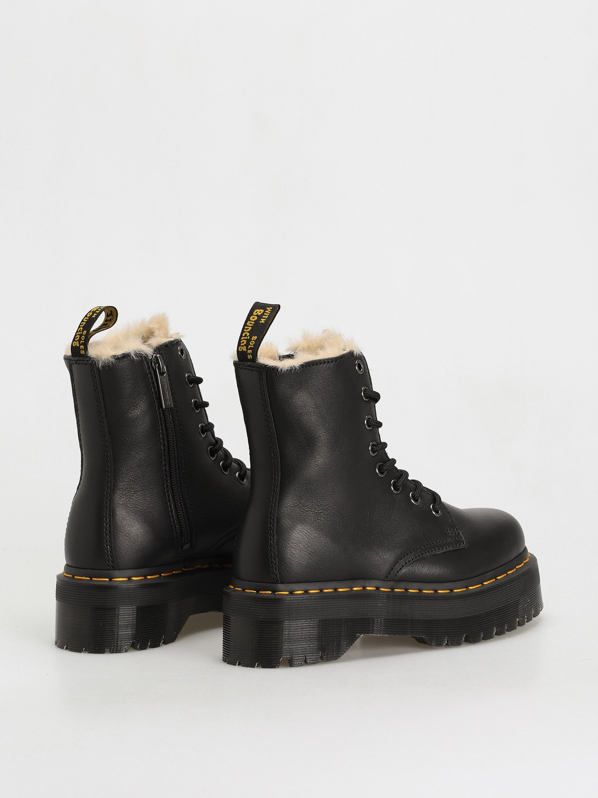 Topánky Dr. Martens Jadon FL Wmn (black pisa natural em toby 900g)