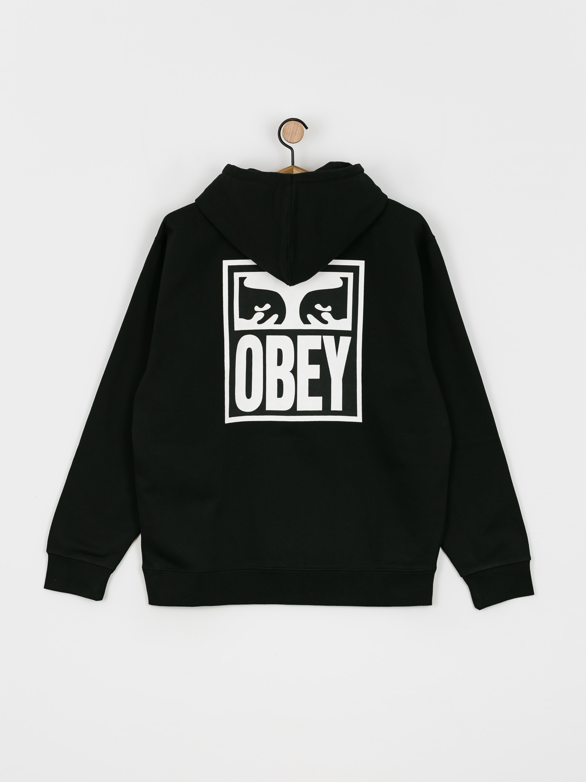 Mikina s kapucňou OBEY Obey Eyes Icon HD (black)