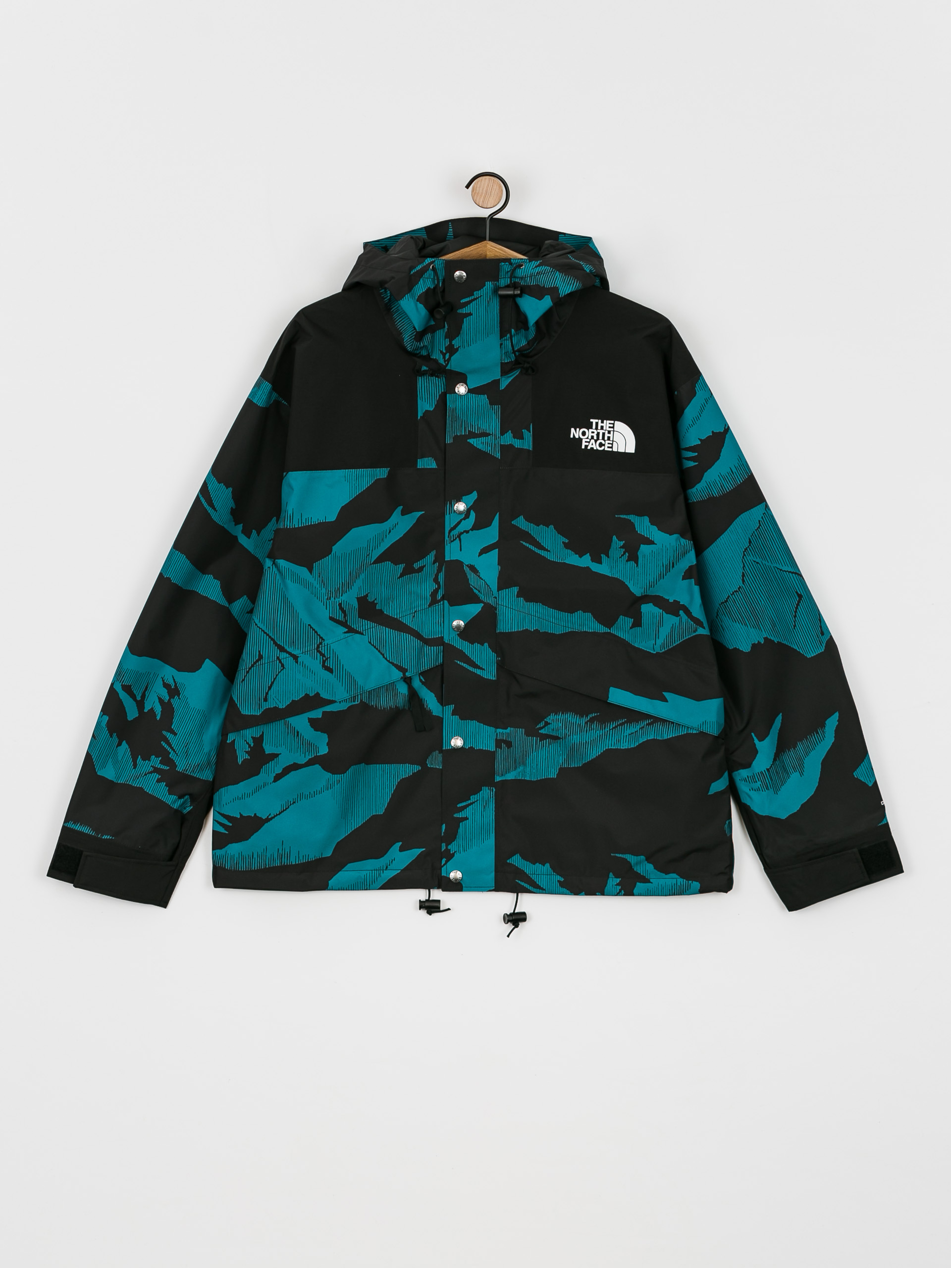 Bunda The North Face Printed 86 Retro Mountain (harbor blue mountain peak print)
