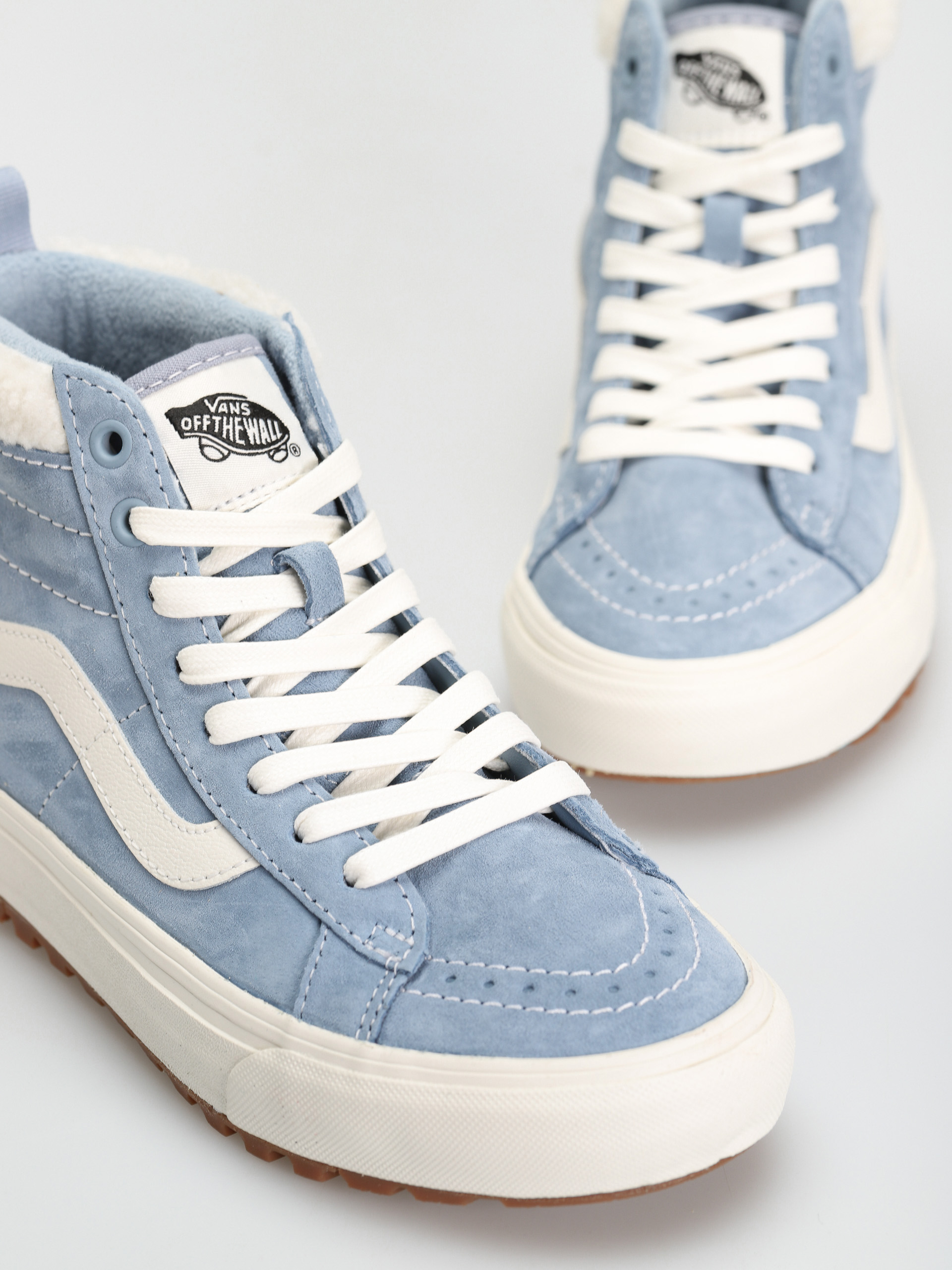 Topánky Vans Sk8 Hi MTE 1 (suede/sherpa ashley blue)