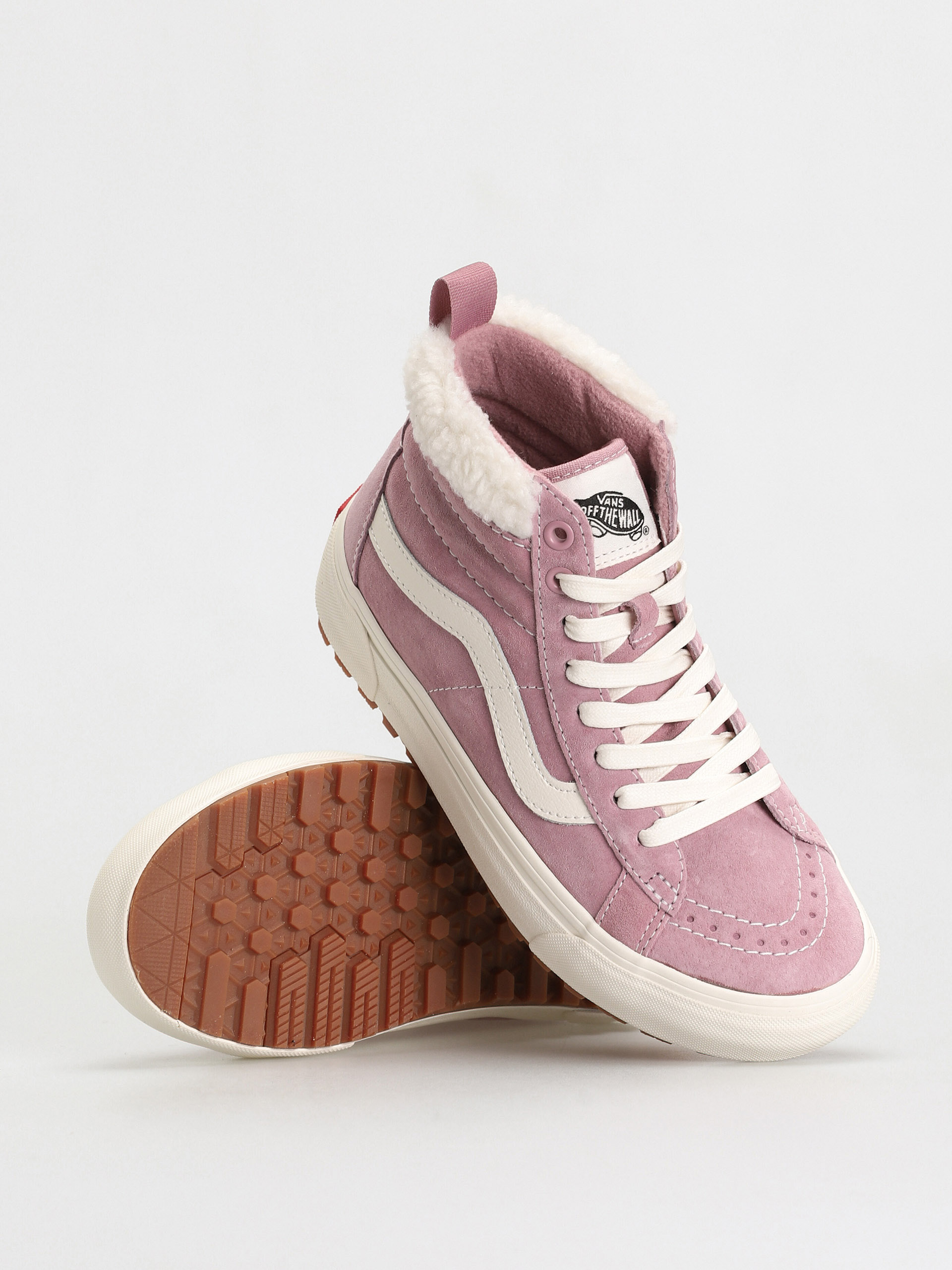 Topánky Vans Sk8 Hi MTE 1 (suede/sherpa lilas)
