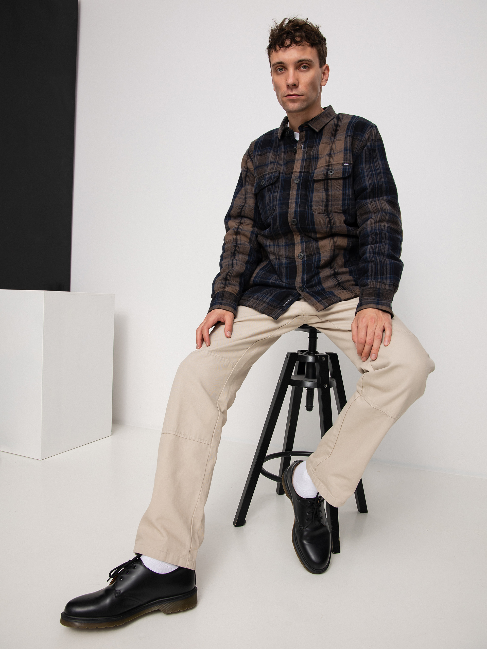 Košeľa Vans Howard (black/canteen)