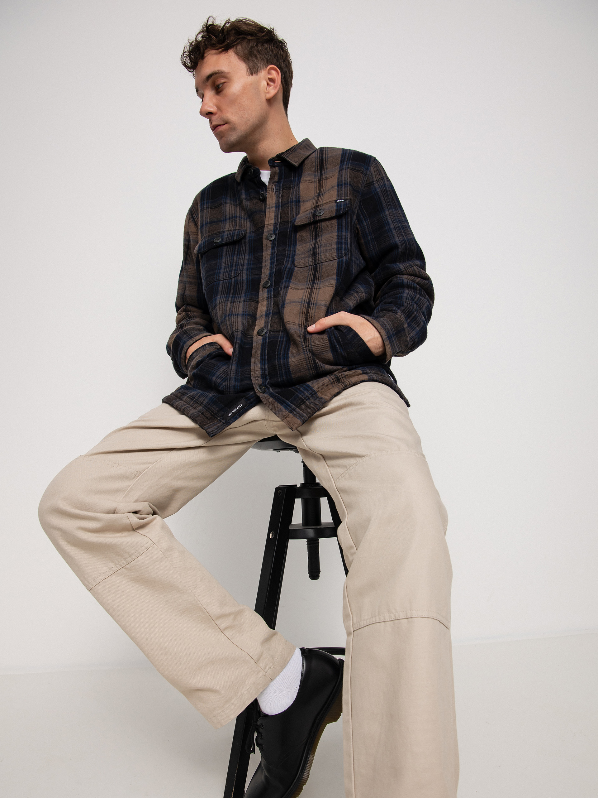 Košeľa Vans Howard (black/canteen)