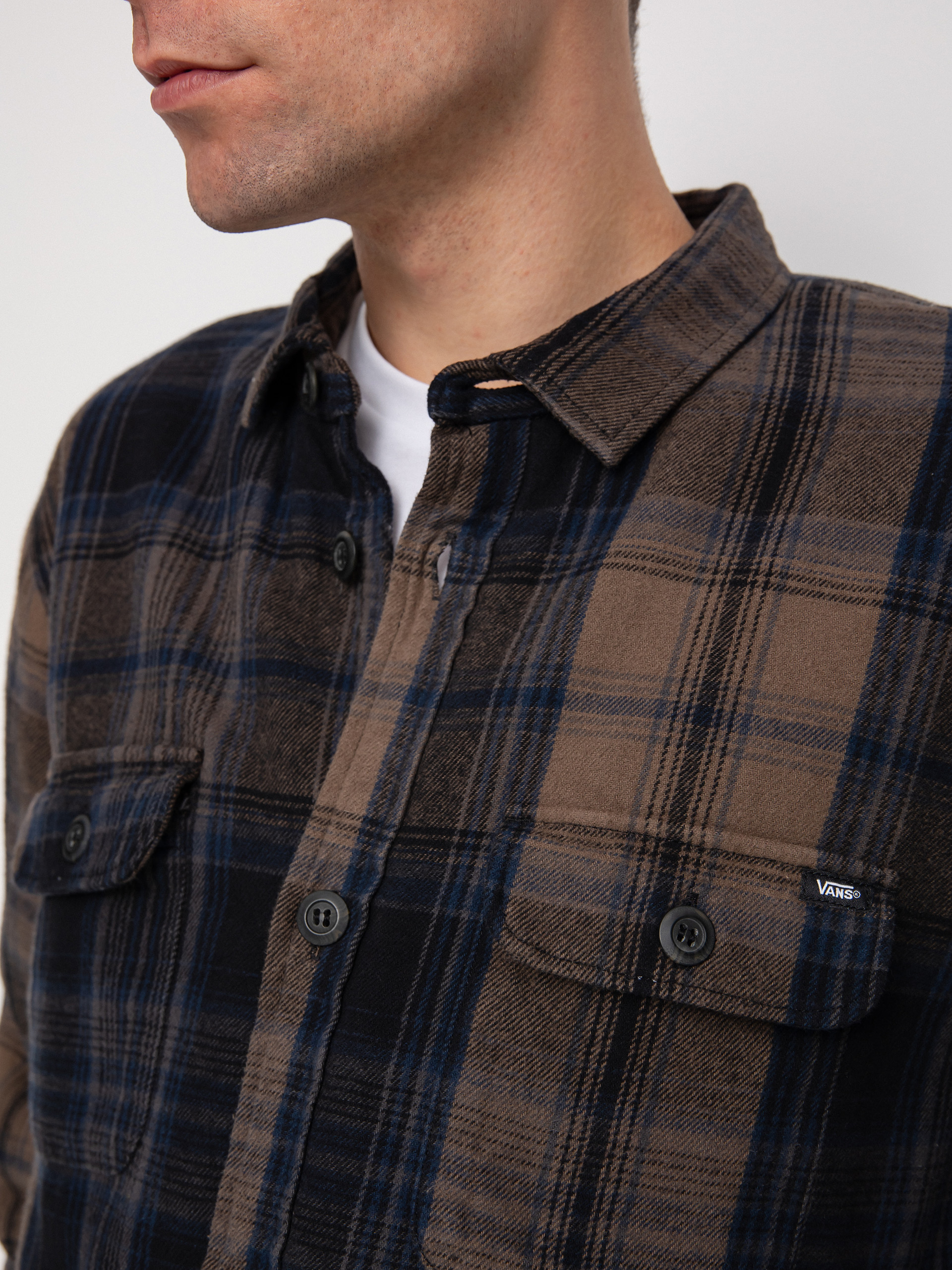 Košeľa Vans Howard (black/canteen)