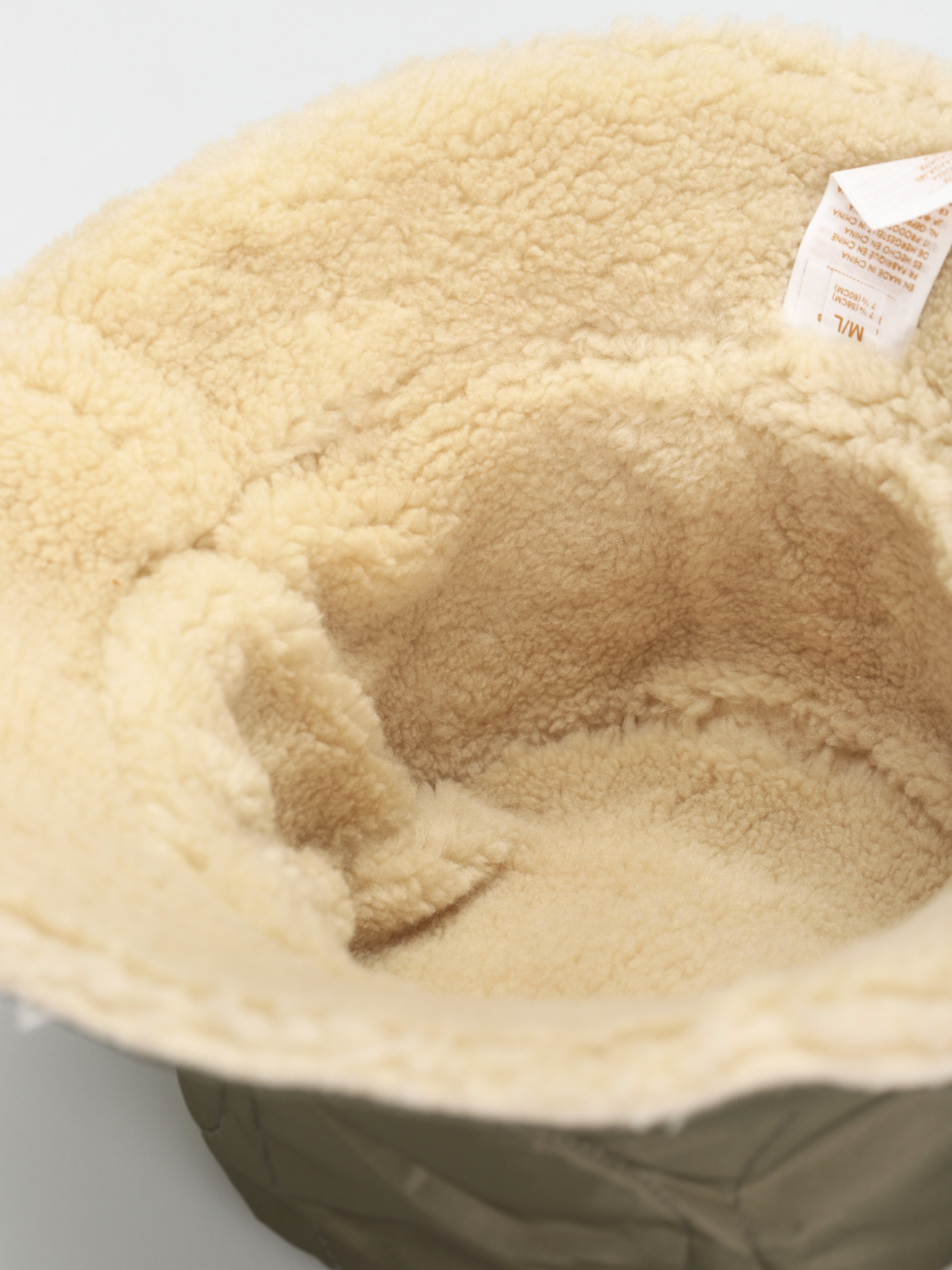 Klobúk Brixton Petra Reversible Bucket Hat Wmn (military olive/dove sherpa)