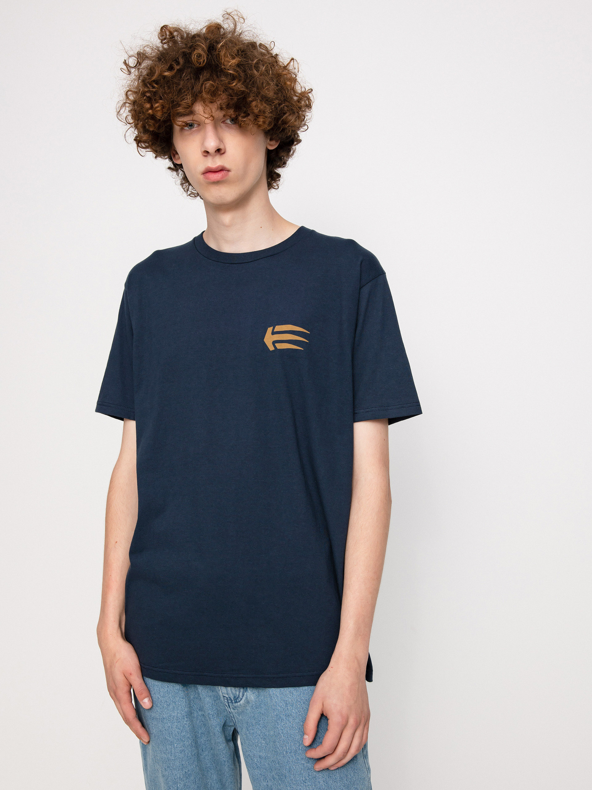 Tričko Etnies Joslin (navy/gold)