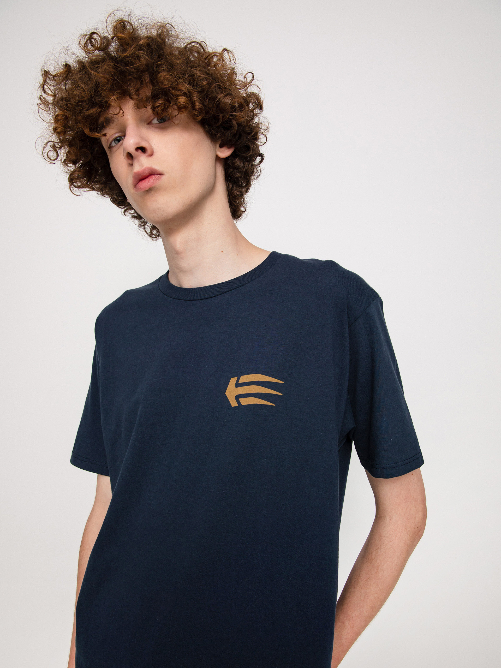 Tričko Etnies Joslin (navy/gold)