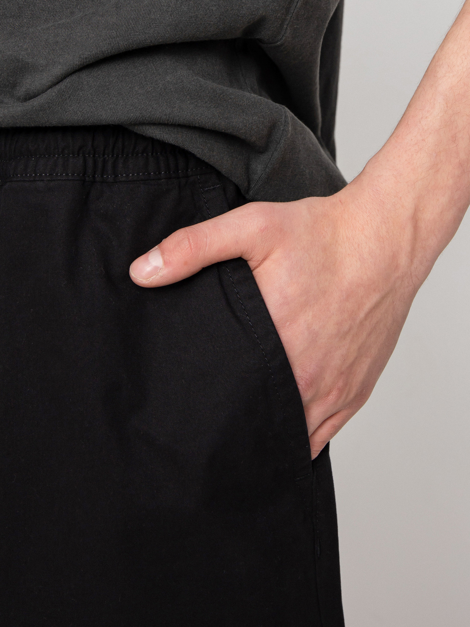 Nohavice Vans Range Baggy Tapered Elastic Waist (black)