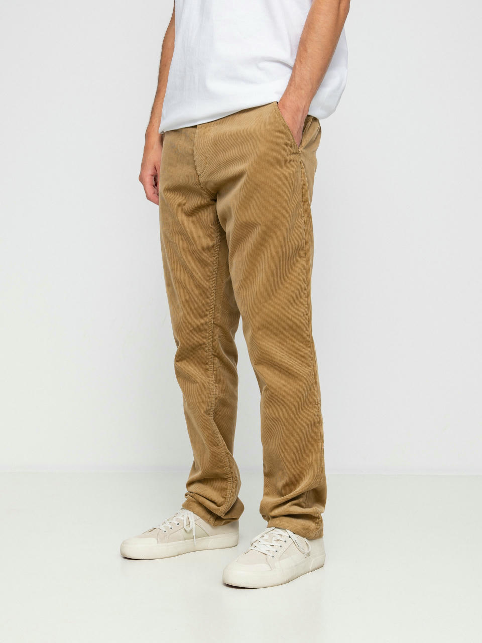 Nohavice Brixton Choice Chino Regular (khaki cord)