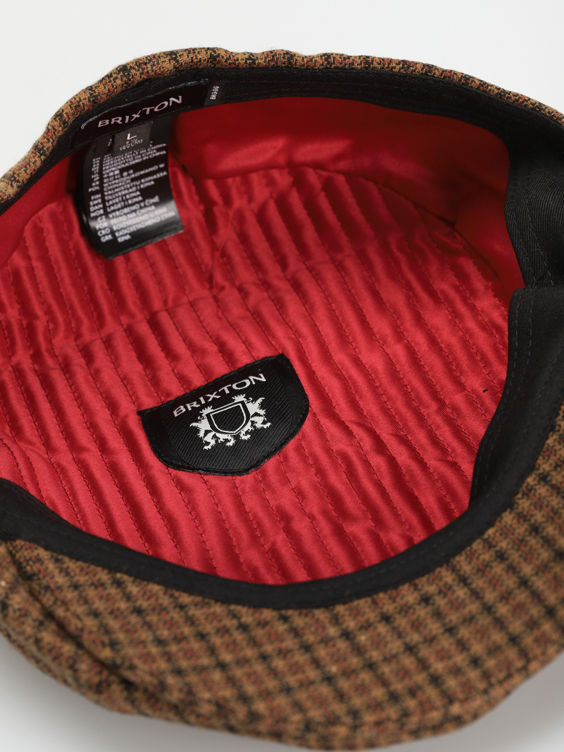 Klobúk so šiltom Brixton Brood Snap Cap (caramel/black)