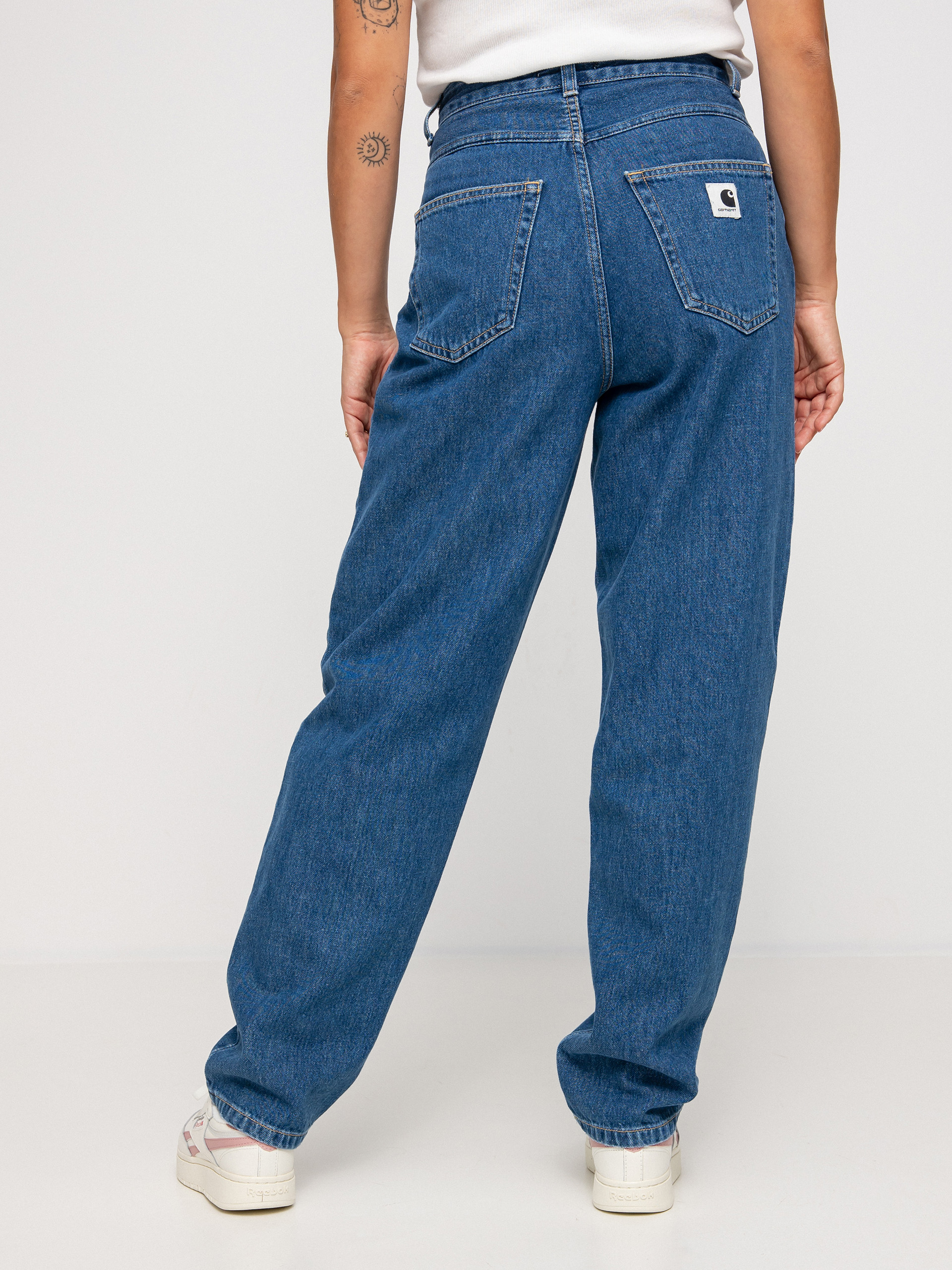 Nohavice Carhartt WIP Stayton Wmn (blue)