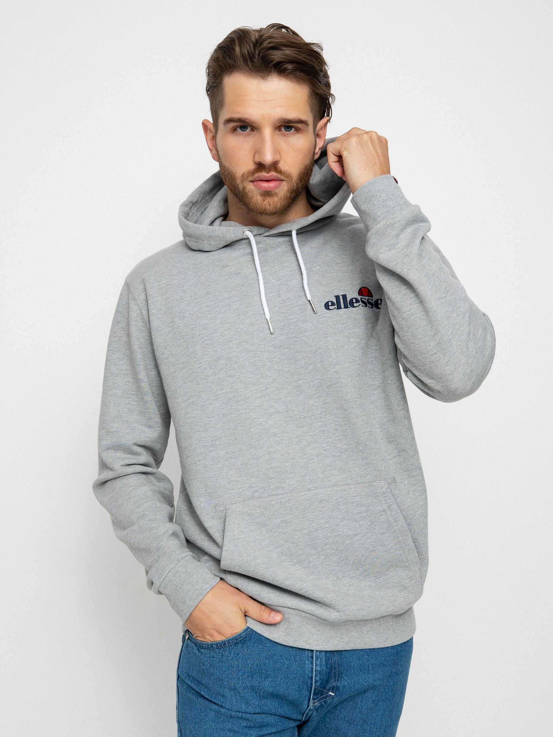Mikina s kapucňou Ellesse Primero HD (grey marl)