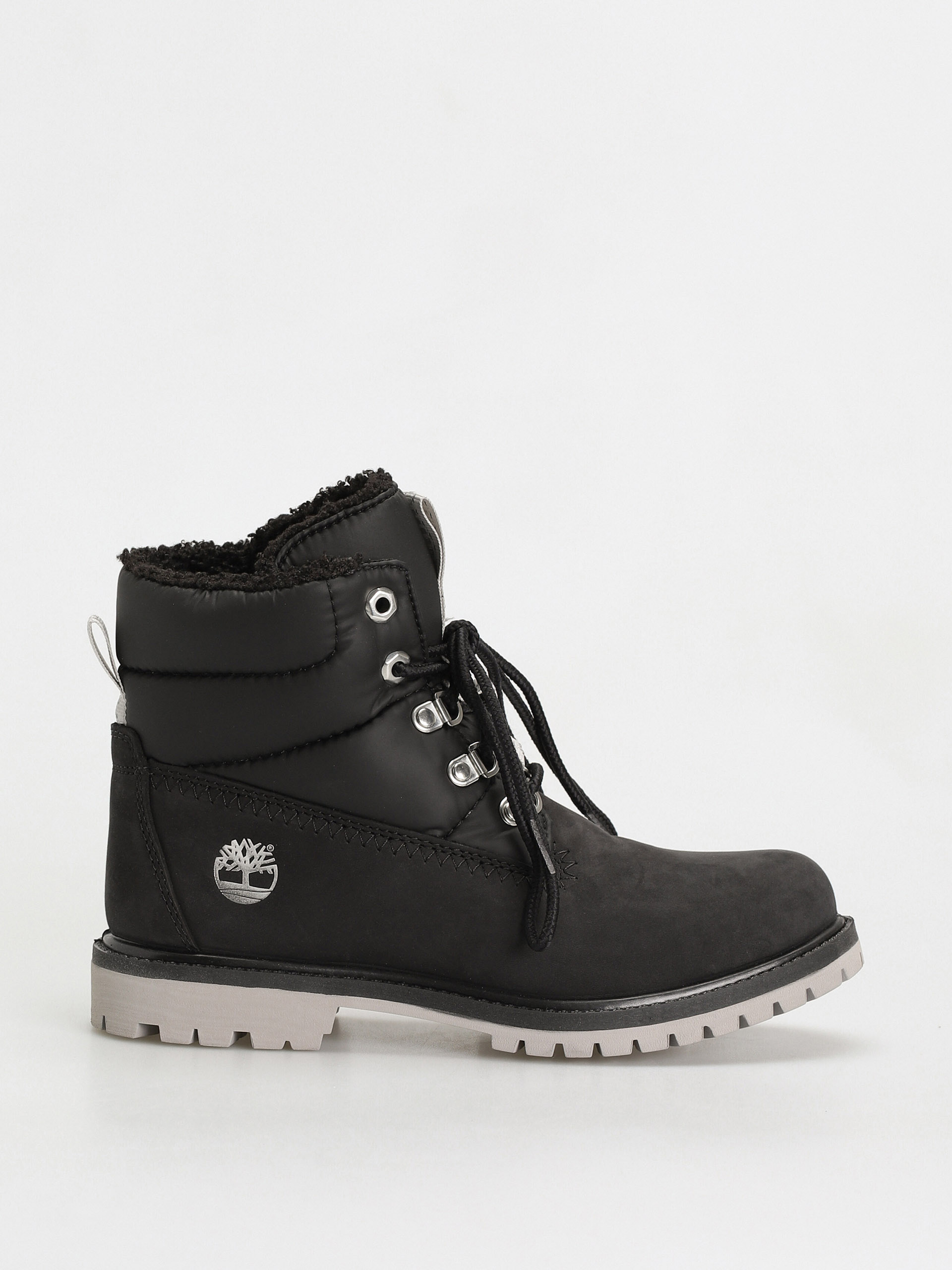 Topánky Timberland 6 Prem Puffer Bt Wp Wmn (black nubuck/silver)