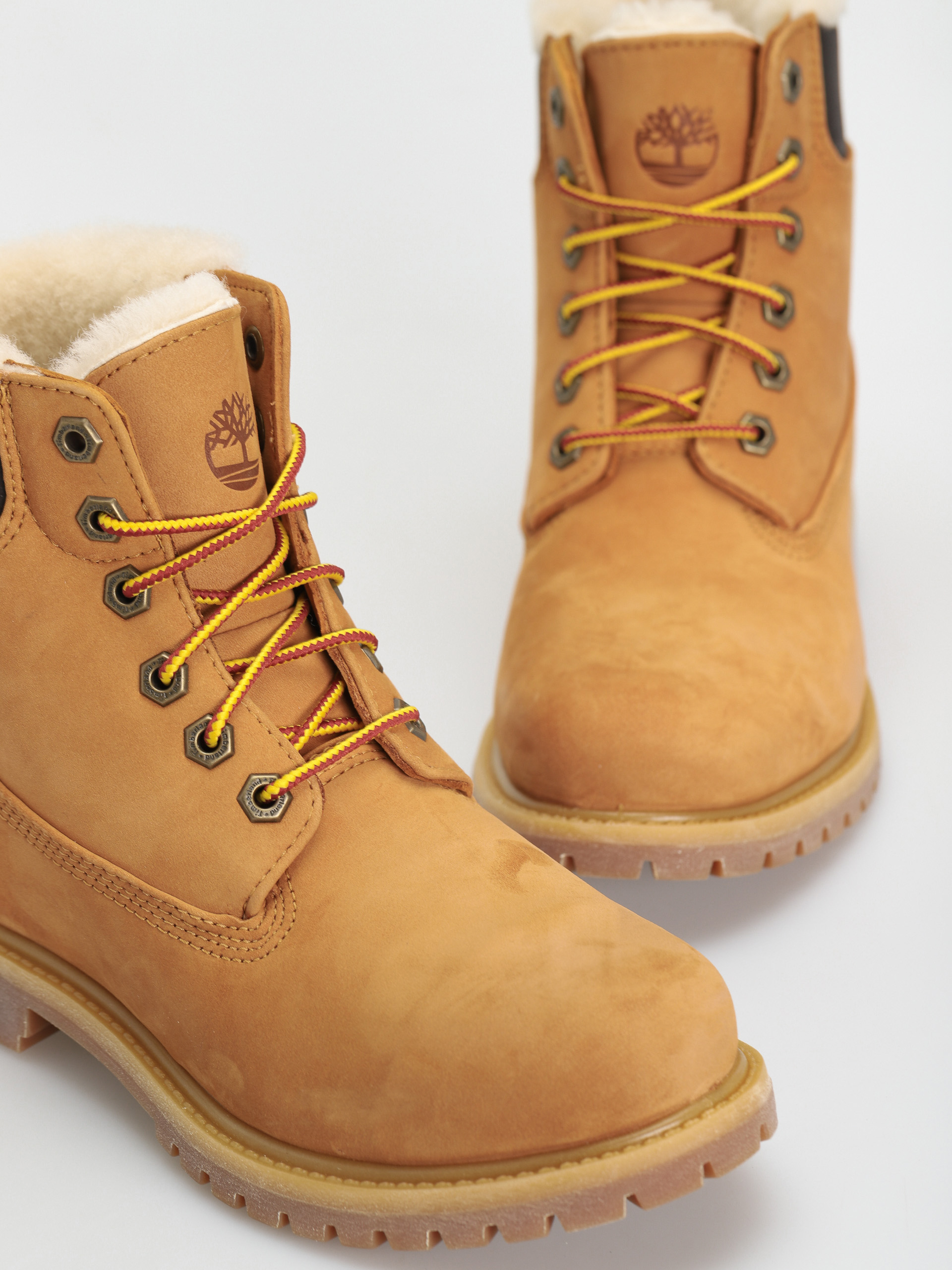 Topánky Timberland 6In Premium Shearling Wmn (wheat nubuck)
