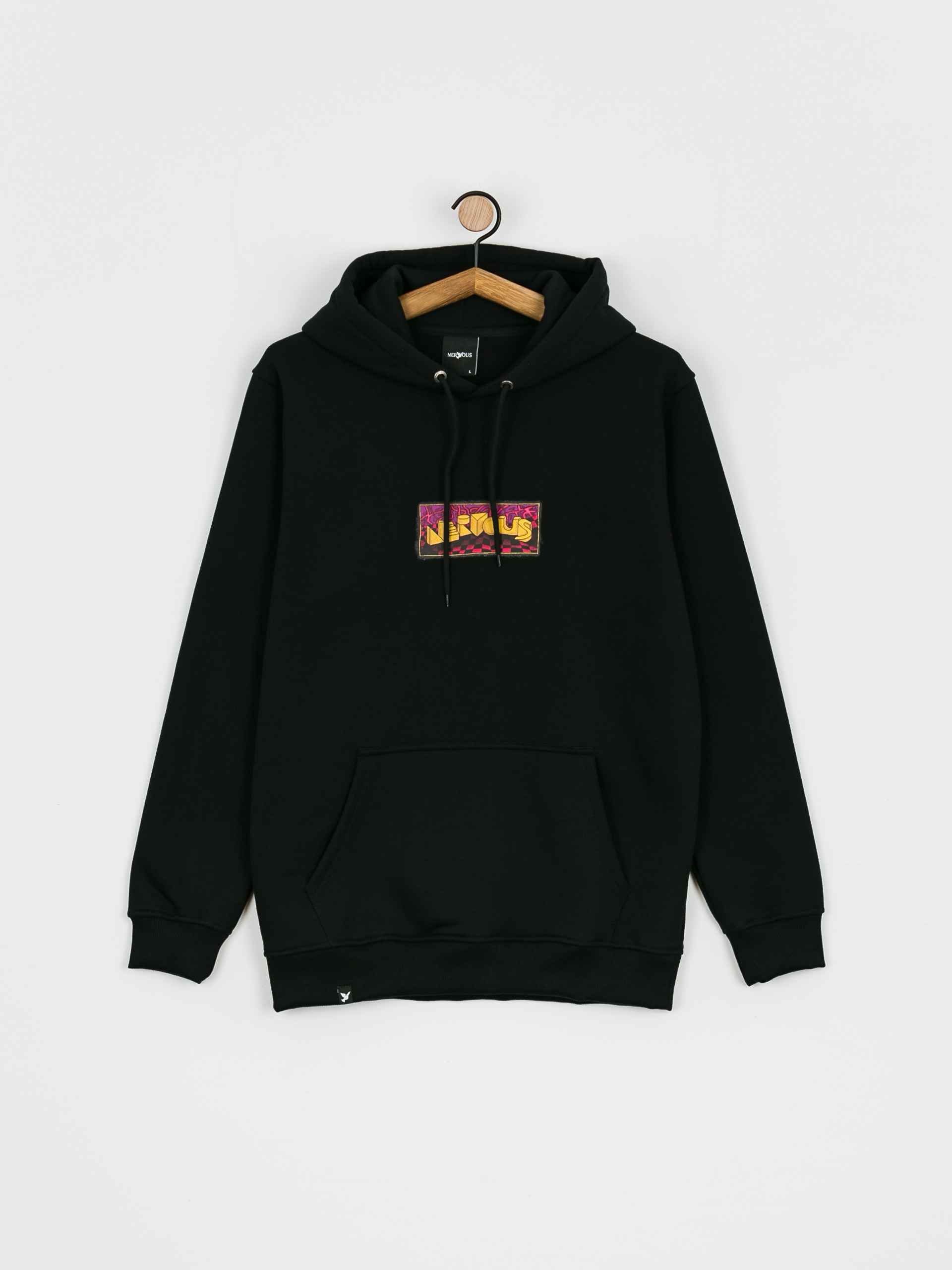 Mikina Nervous Damn Game HD (black)