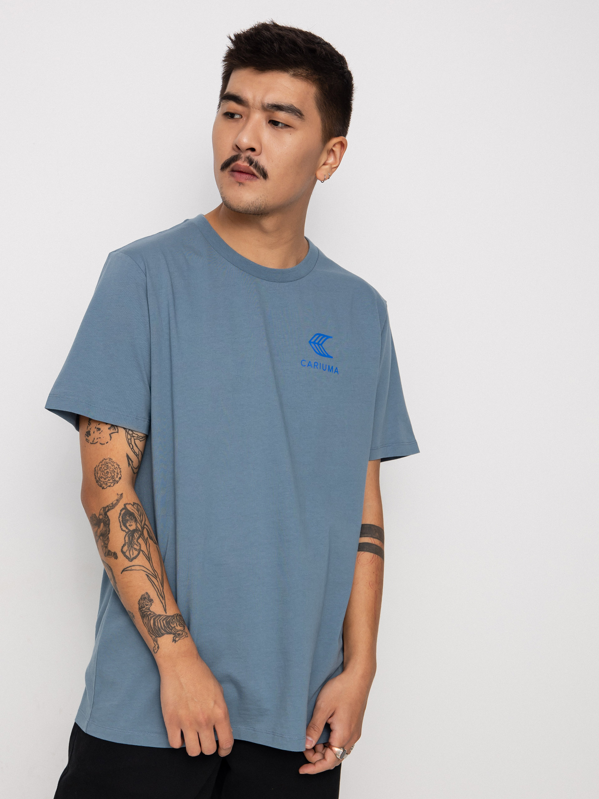 Tričko Cariuma Skate with your Heart (mirage blue)