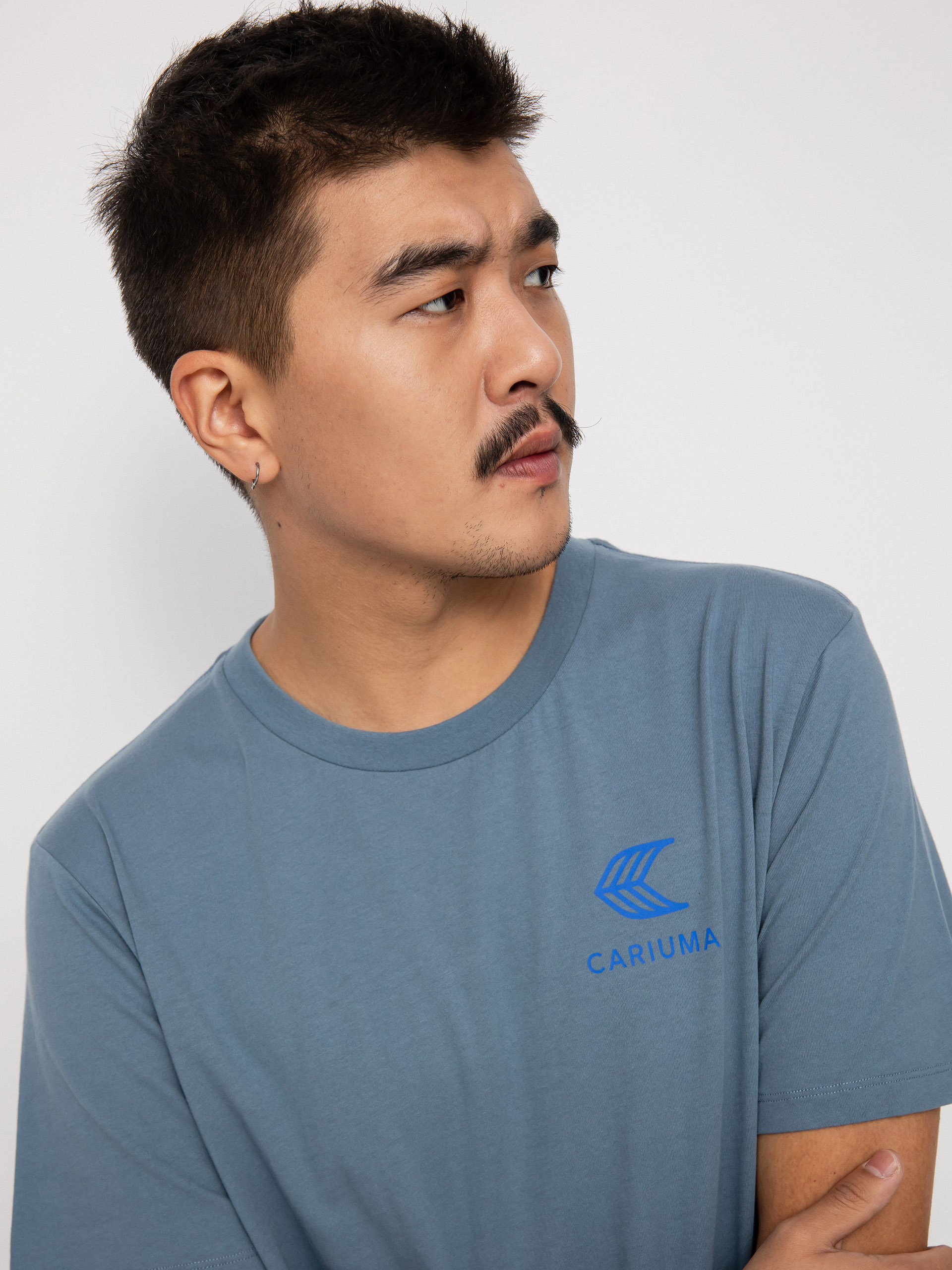 Tričko Cariuma Skate with your Heart (mirage blue)