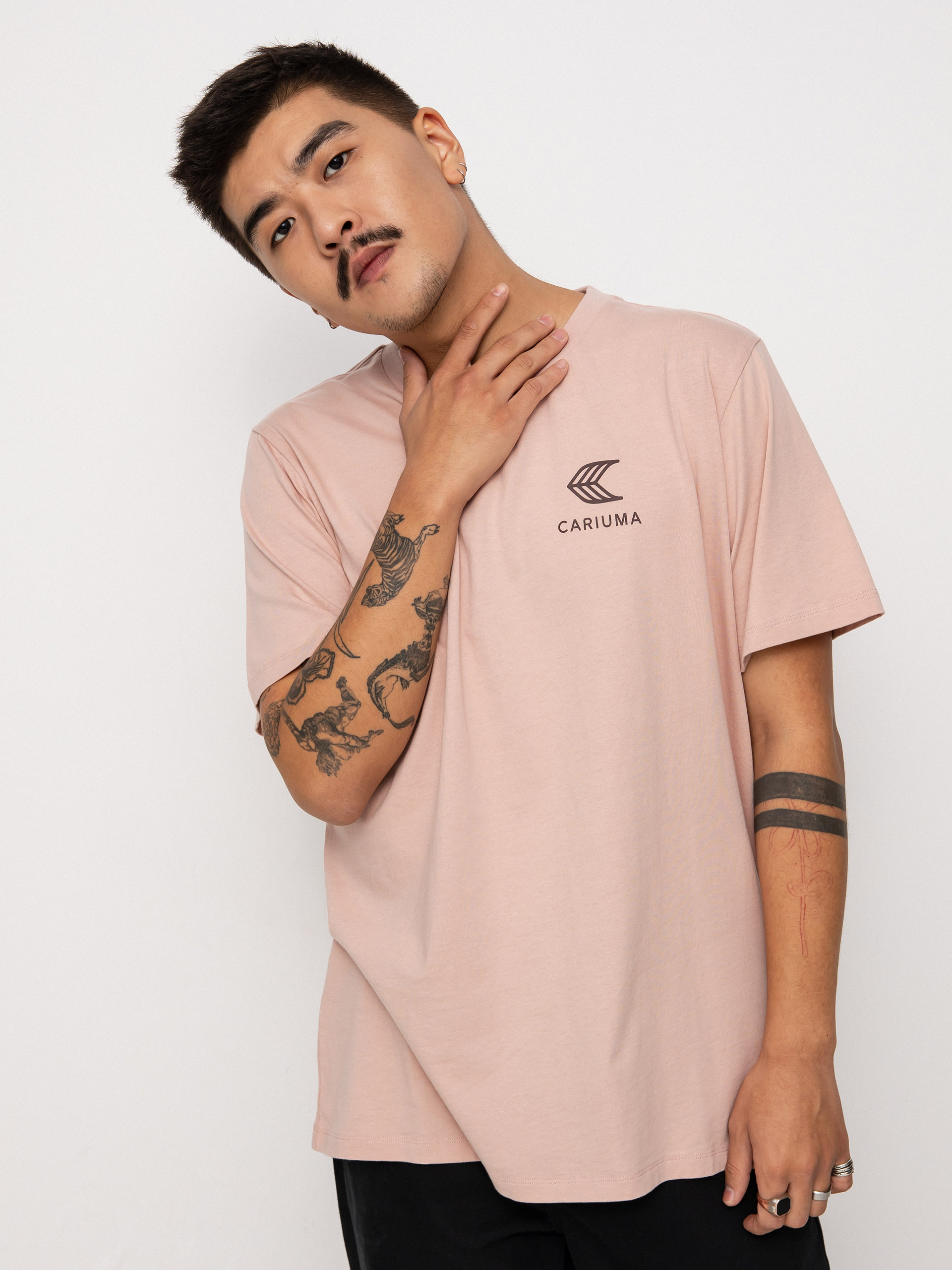 Tričko Cariuma Skate with your Heart (rose)