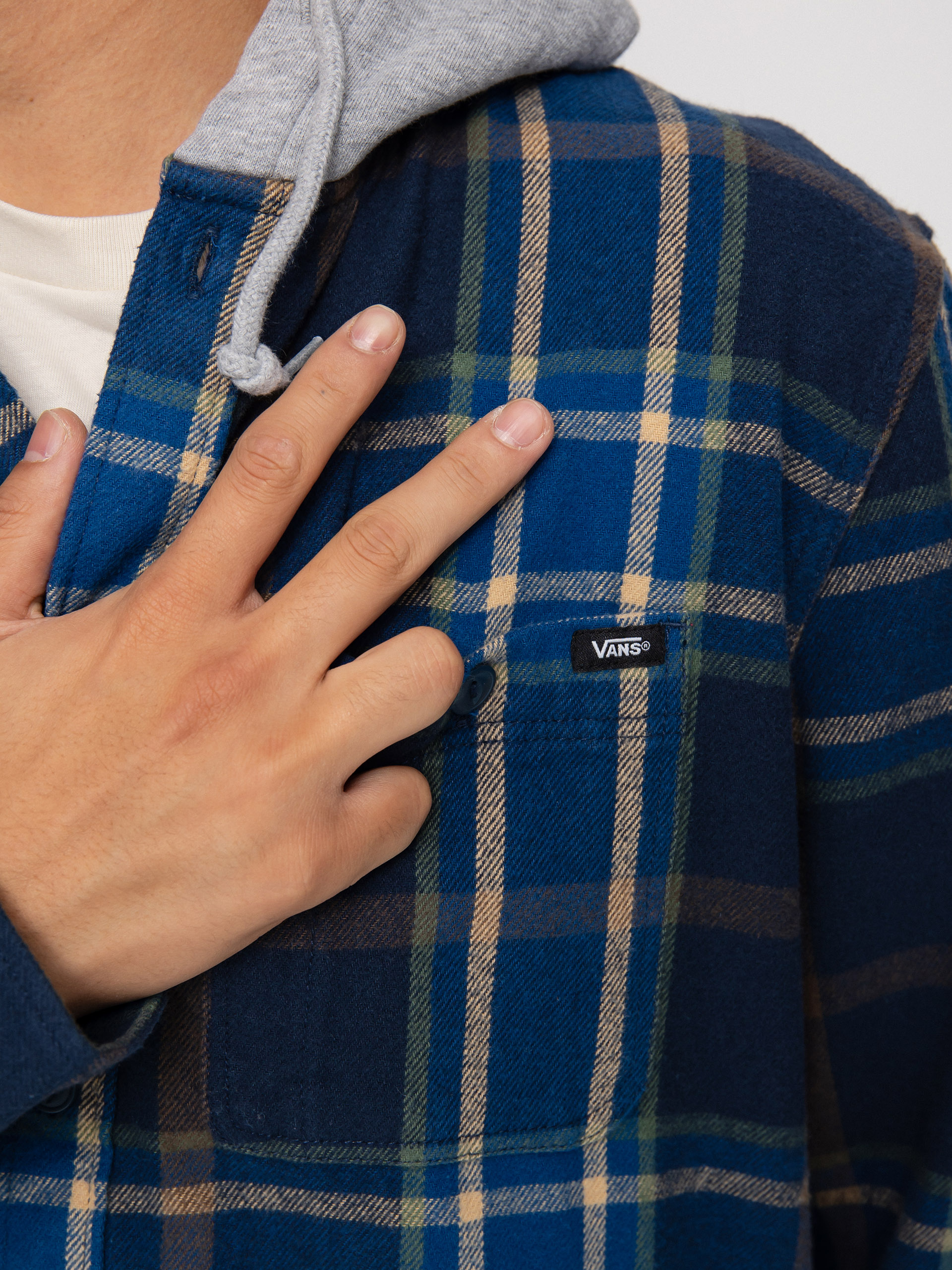 Košeľa Vans Lopes (dress blues/true blue)