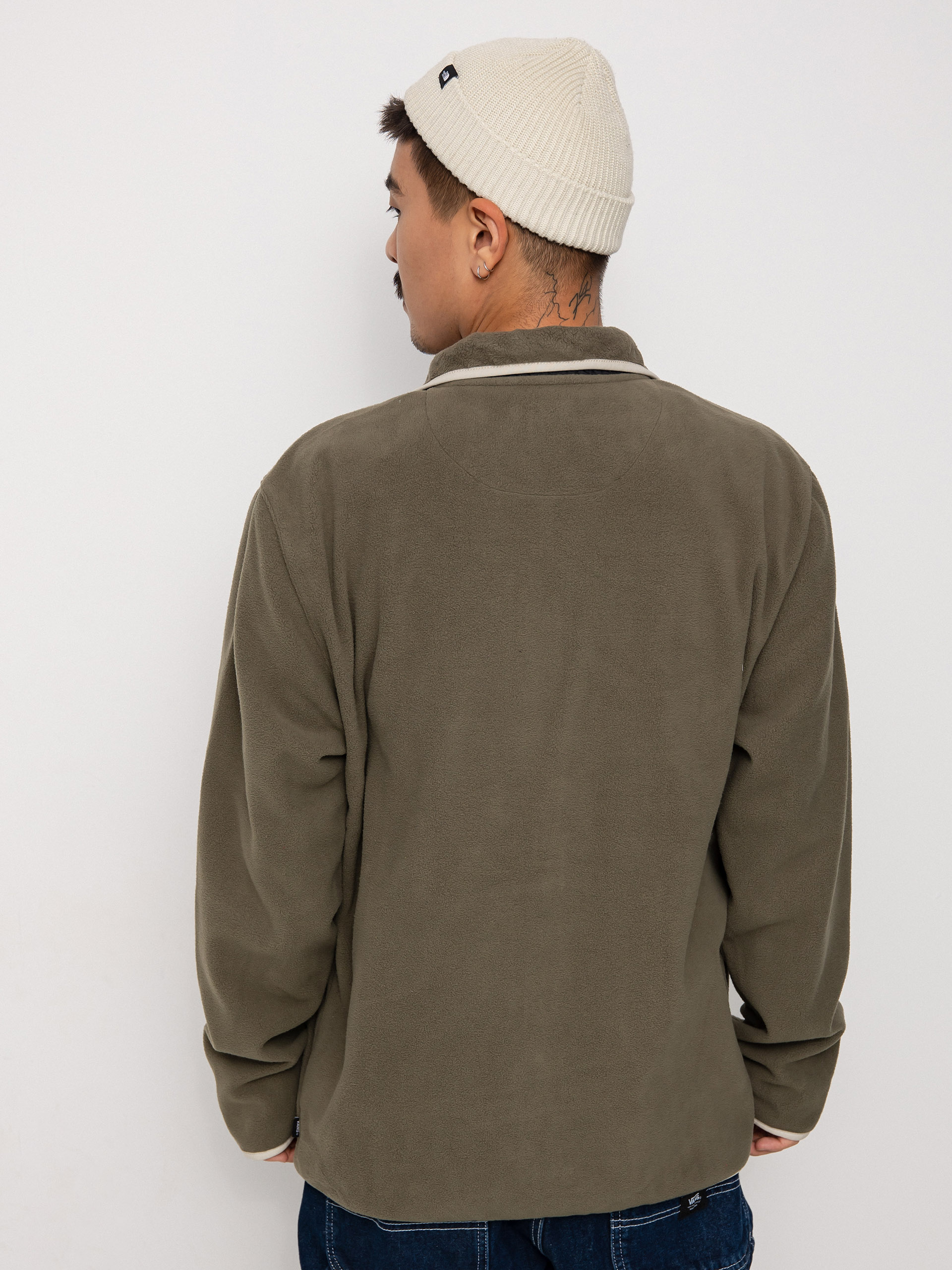 Pánsky Flisová mikina Vans Mt Full Zip (grape leaf/black)