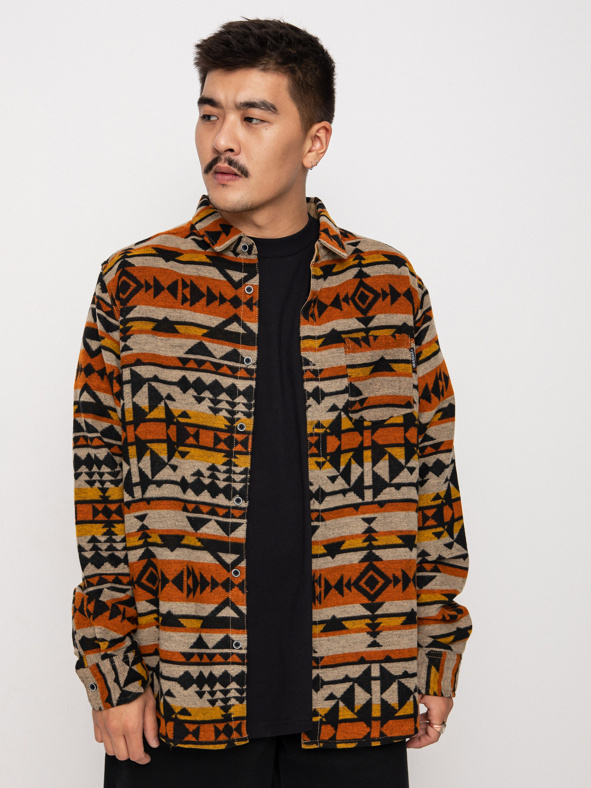 Košeľa Iriedaily Santania (khaki)