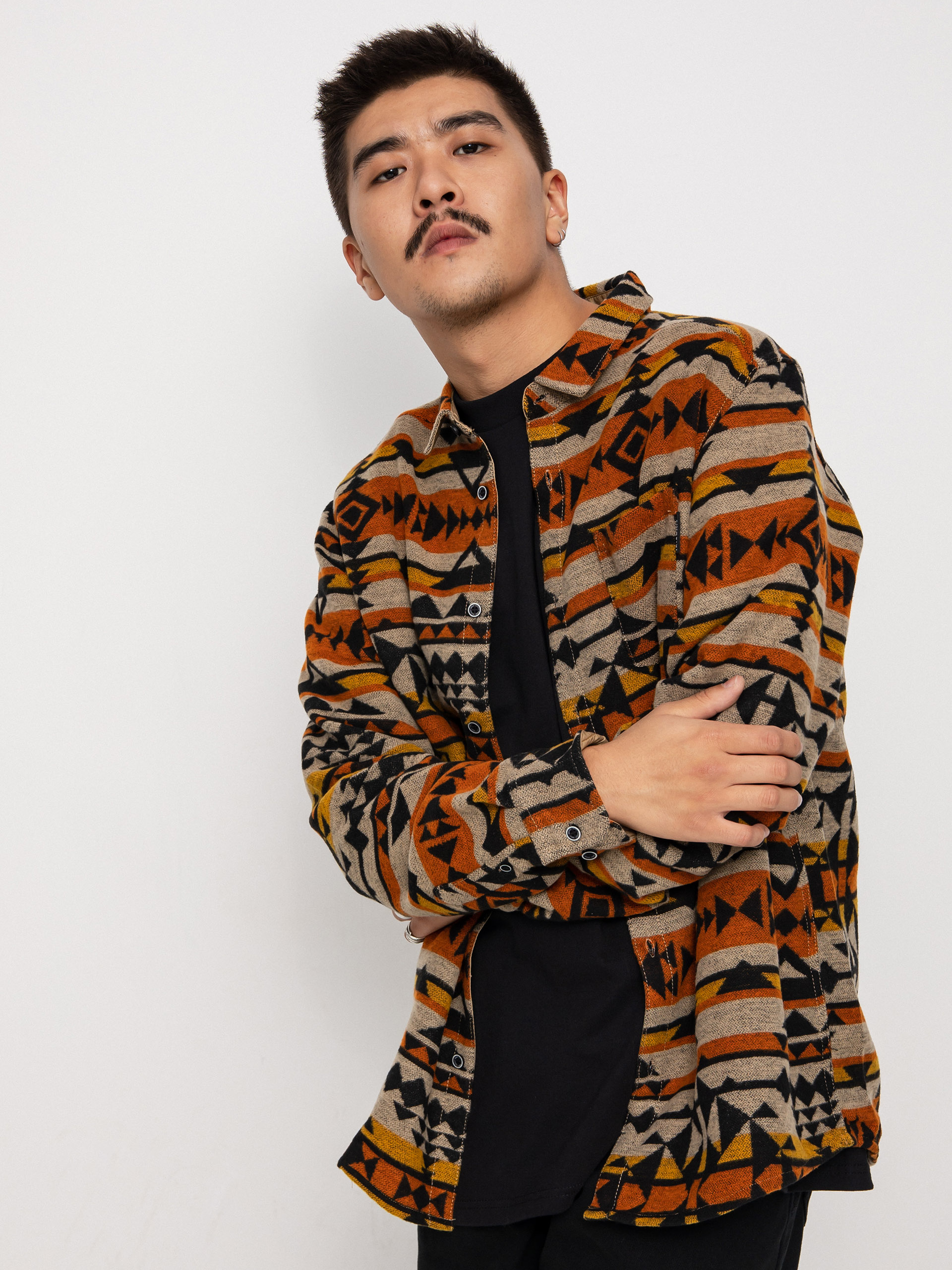 Košeľa Iriedaily Santania (khaki)