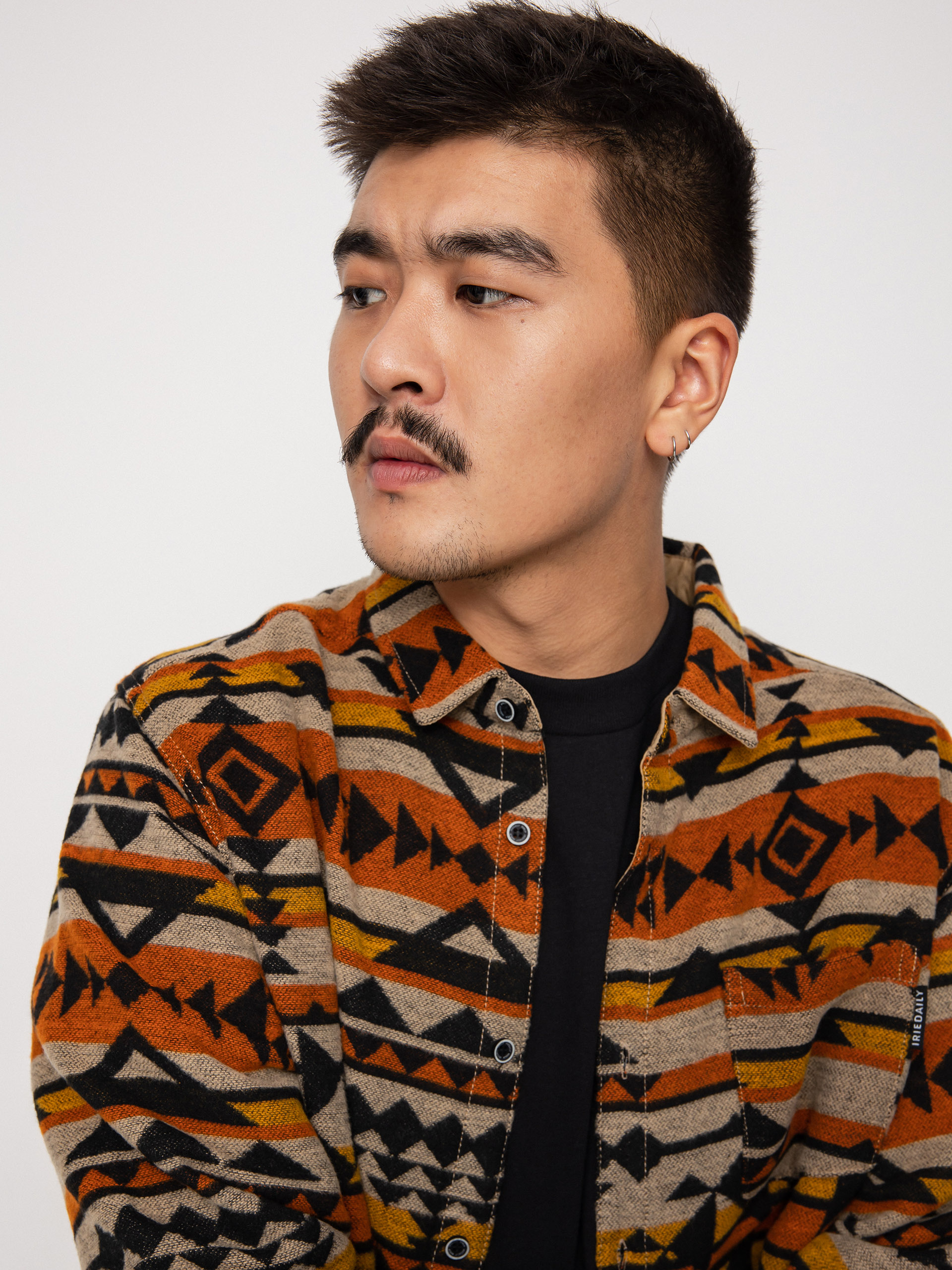 Košeľa Iriedaily Santania (khaki)