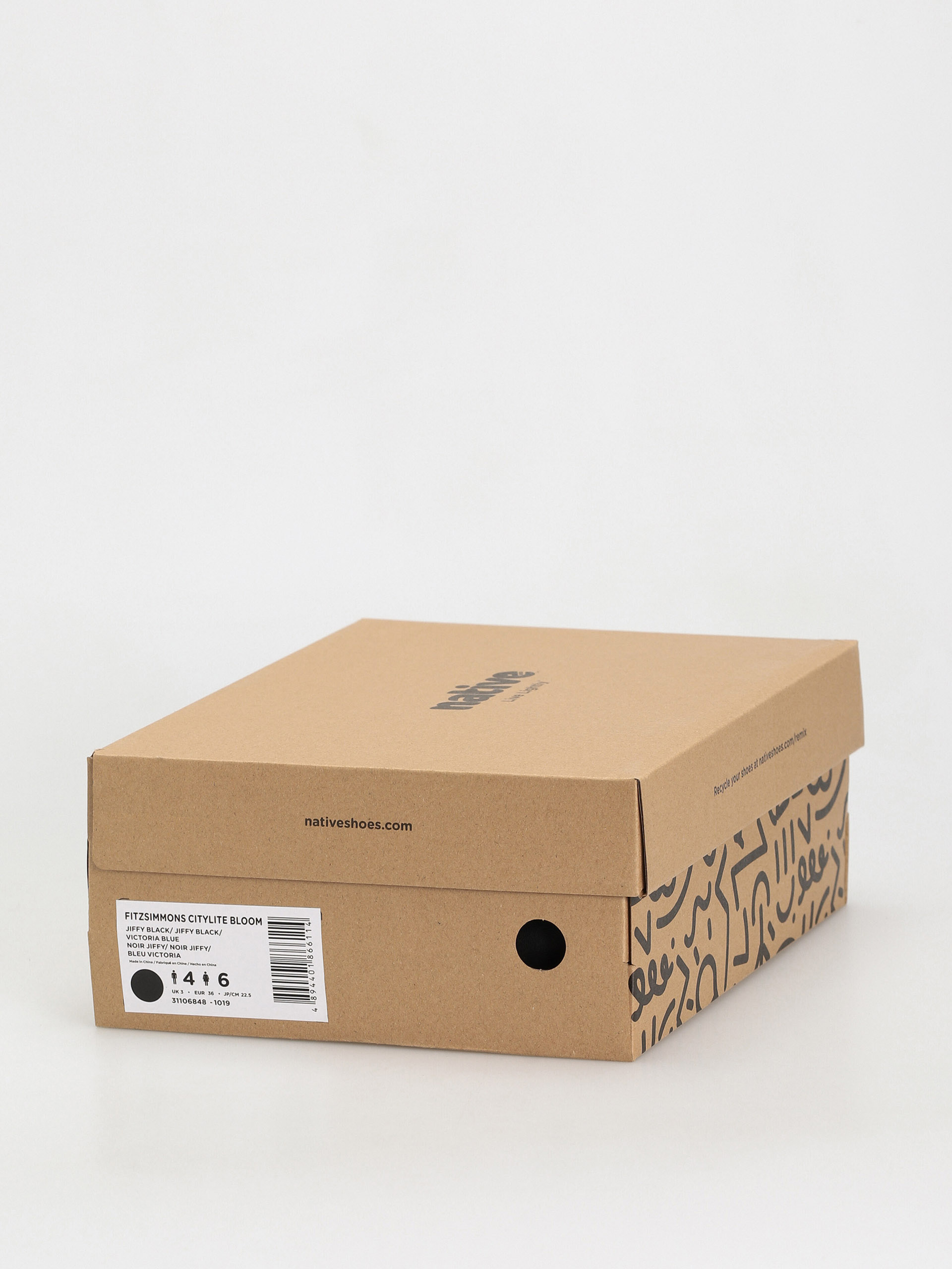 Zimné topánky Native Fitzsimmons Citylite (jiffy black/jiffy black/victoria blue)