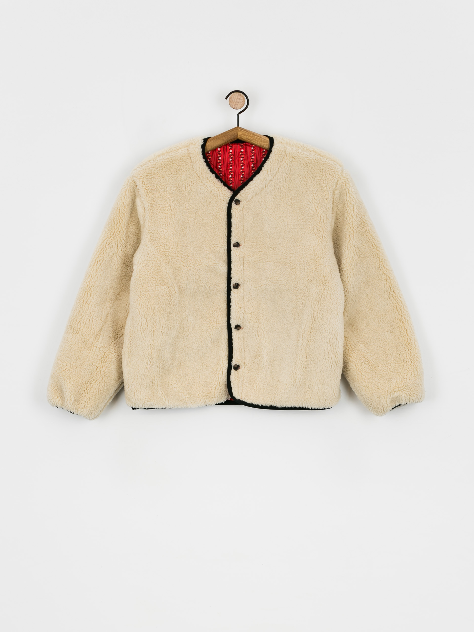 Bunda Brixton Sherpa Reversible Padded Wmn (mars red praire floral)