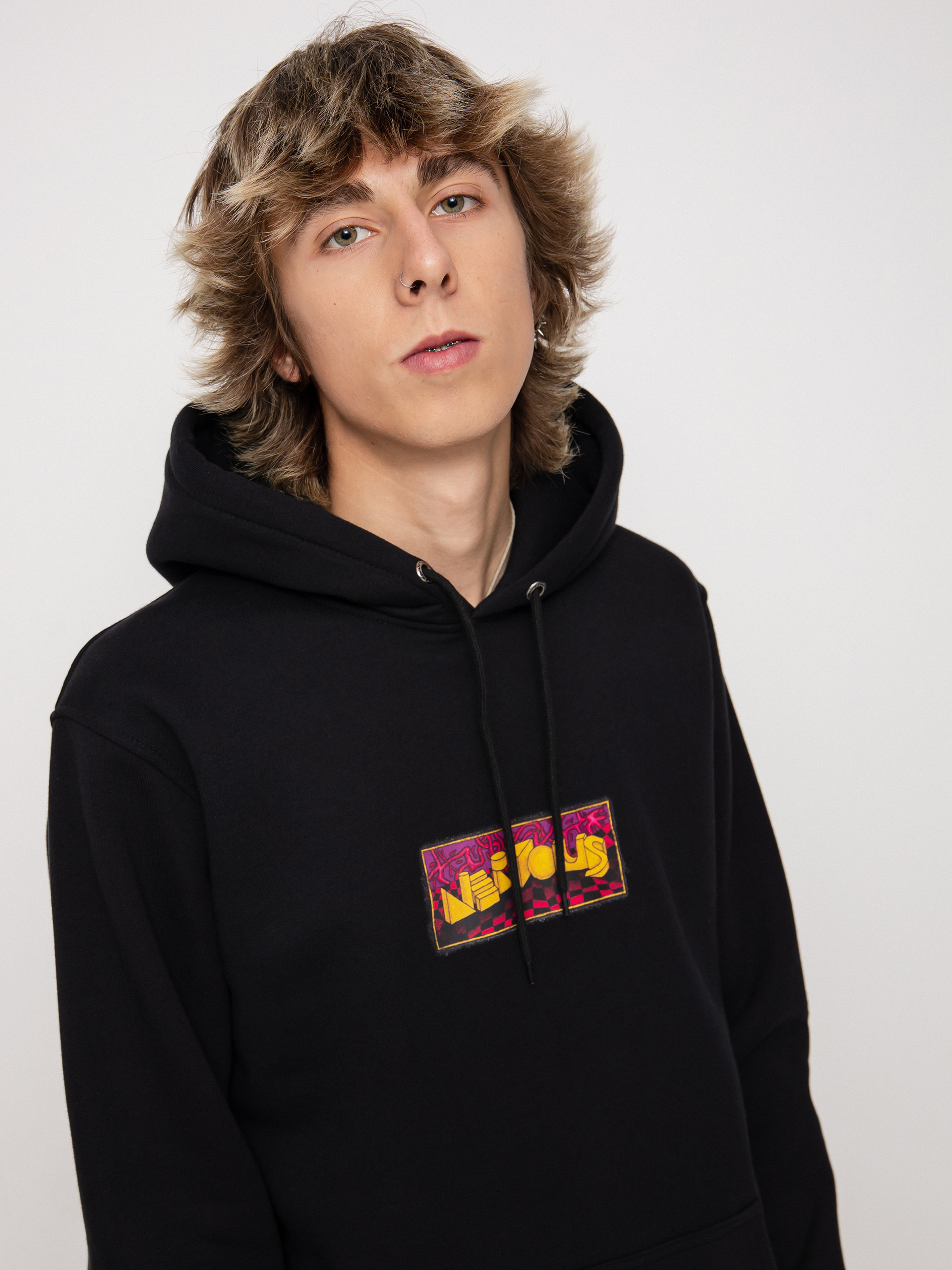 Mikina Nervous Damn Game HD (black)