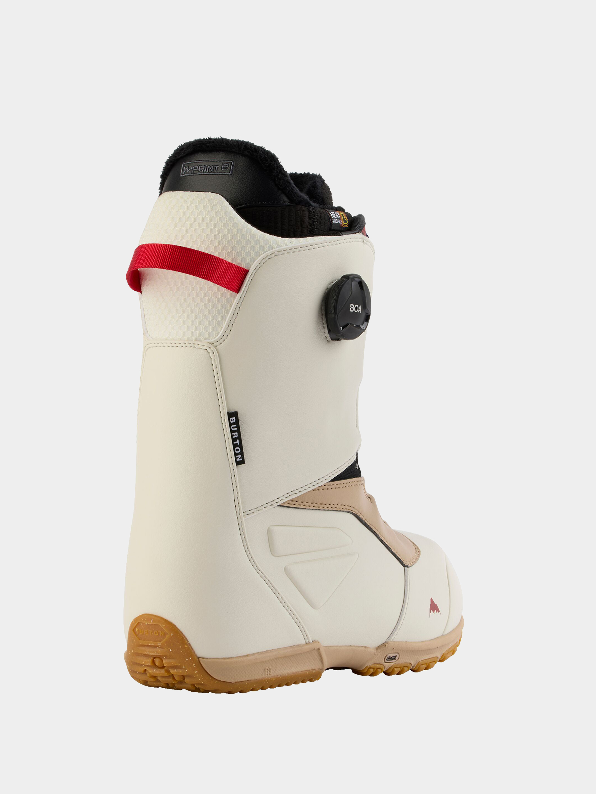 Pánske Obuv na snowboard Burton Ruler Boa (stout white/red)