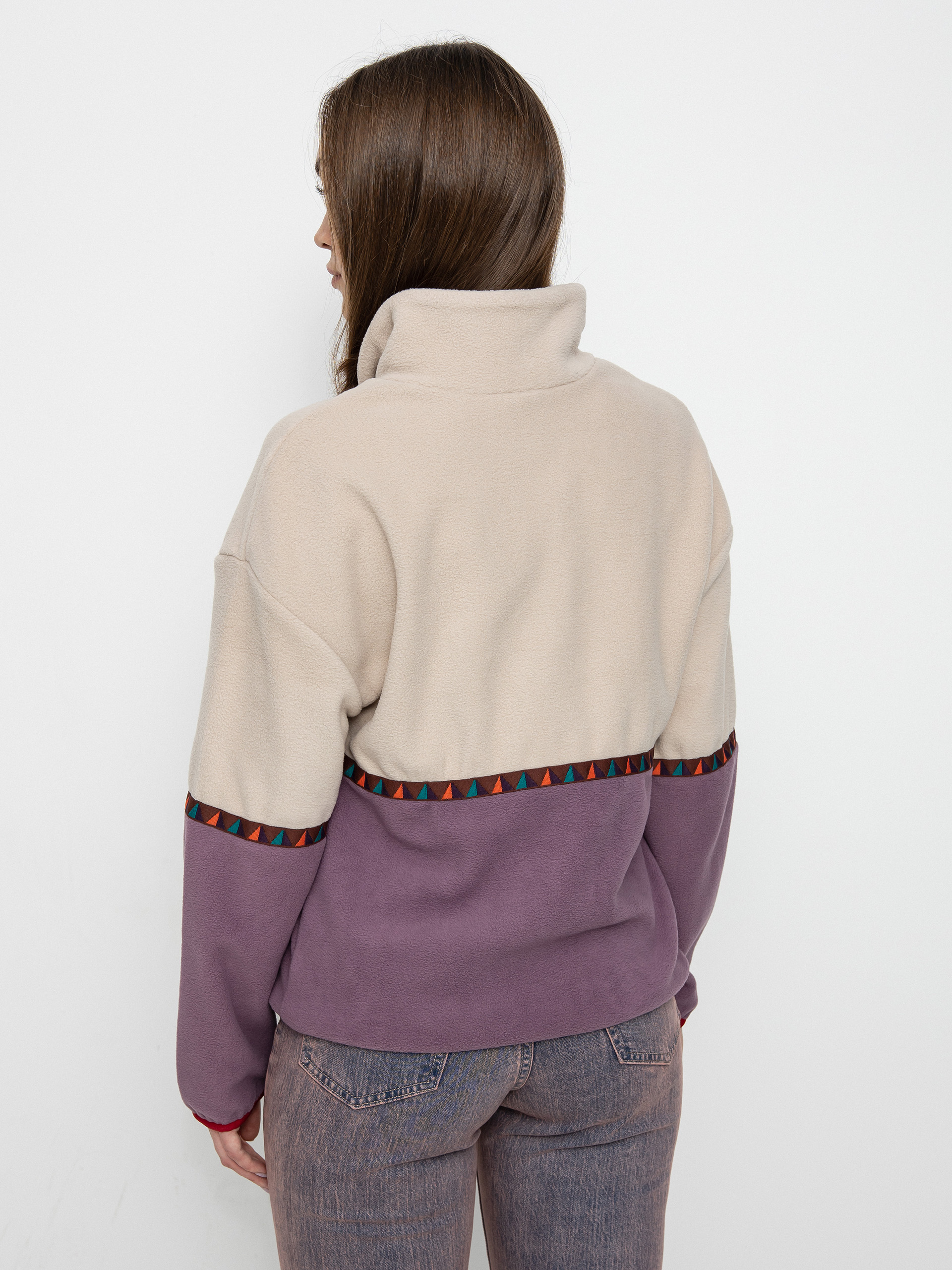 Dámsky Flisová mikina Iriedaily Holina Fleece Troyer (beige)