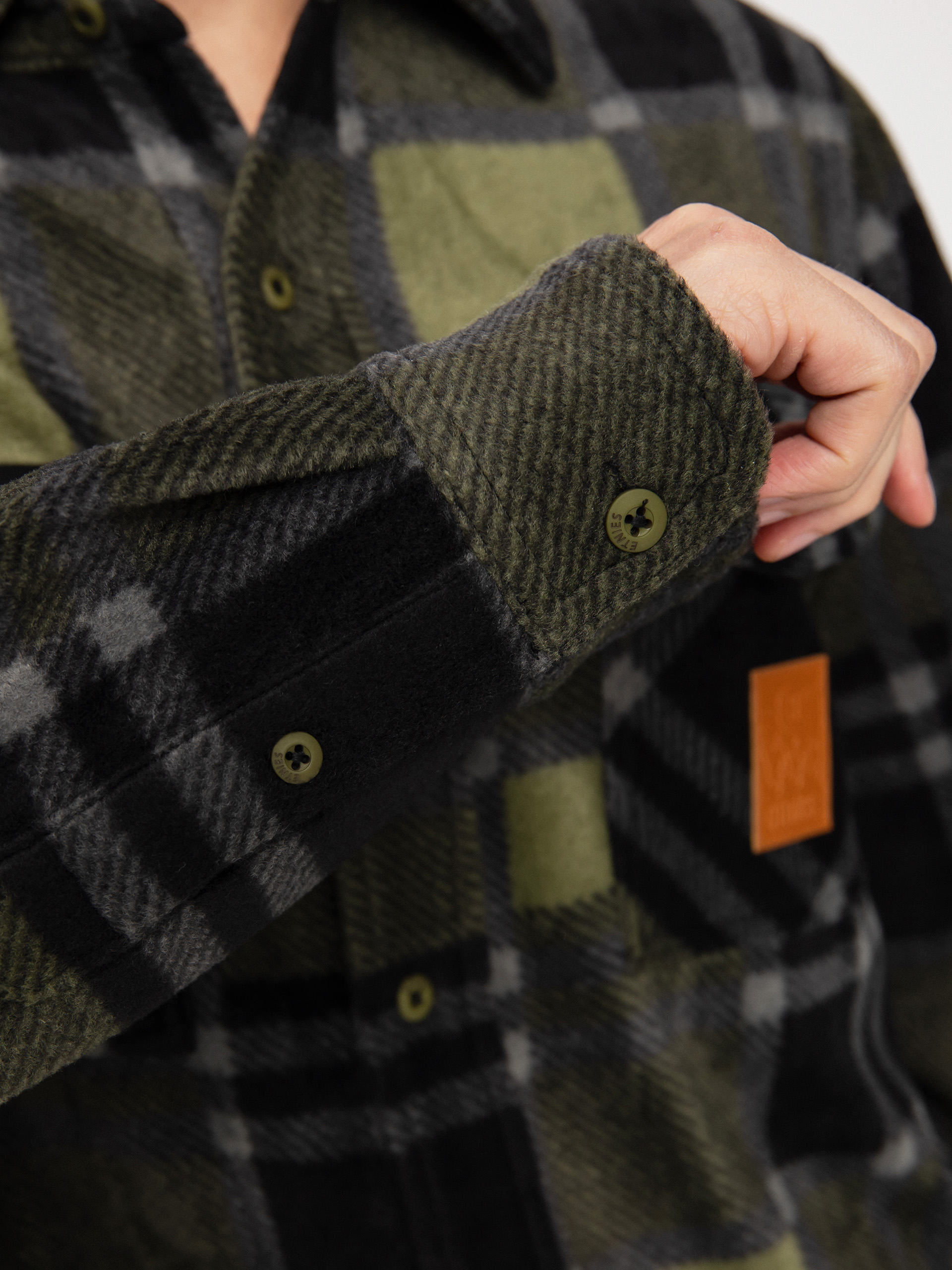 Košeľa Etnies Woodsman HD (military)