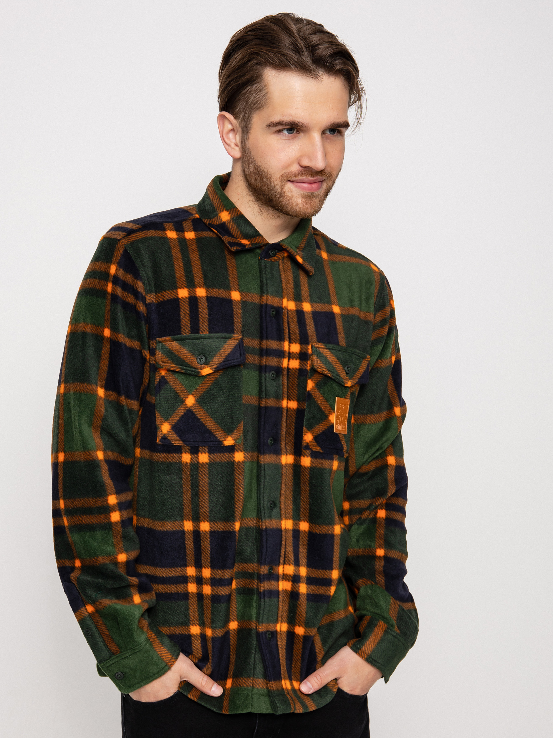 Košeľa Etnies Woodsman HD (forrest)