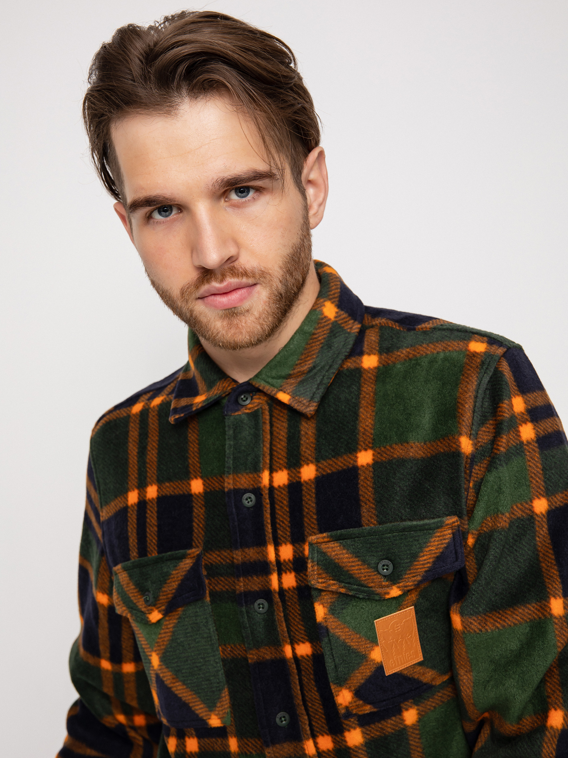 Košeľa Etnies Woodsman HD (forrest)