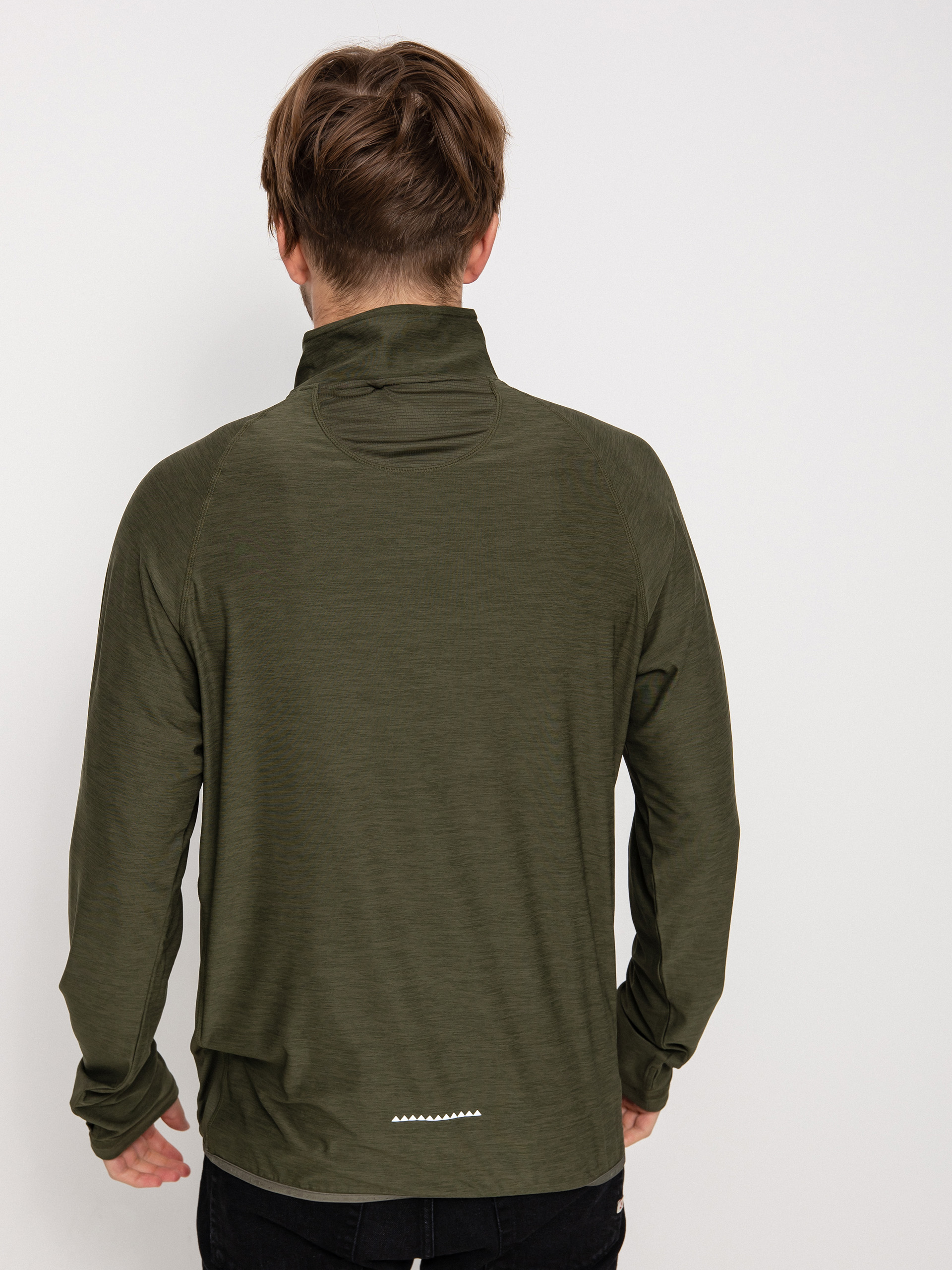 Pánsky Flisová mikina Quiksilver Coast Runner (grape leaf heather)