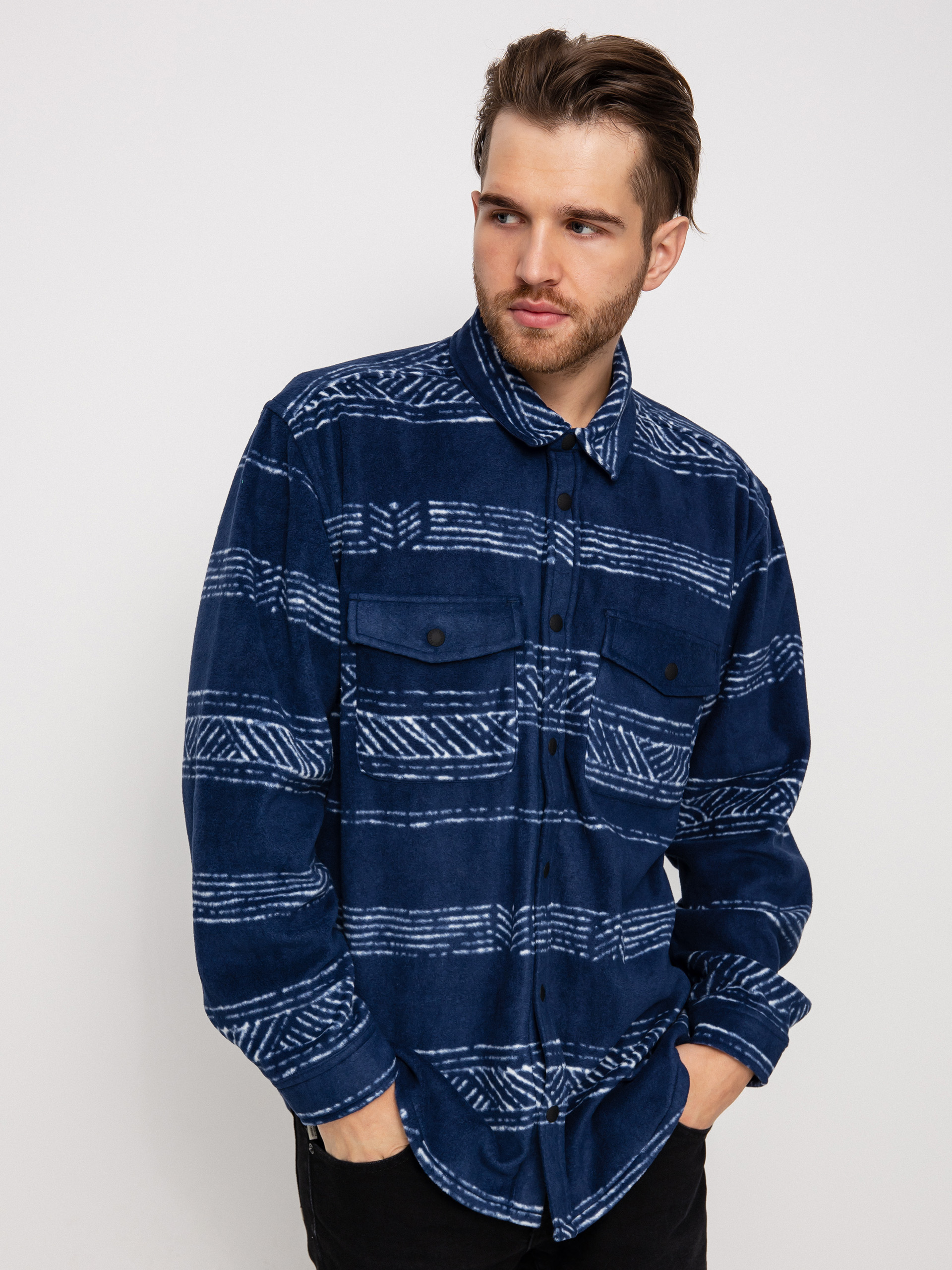 Košeľa Element Dawn Polar Shirt (woodblock)