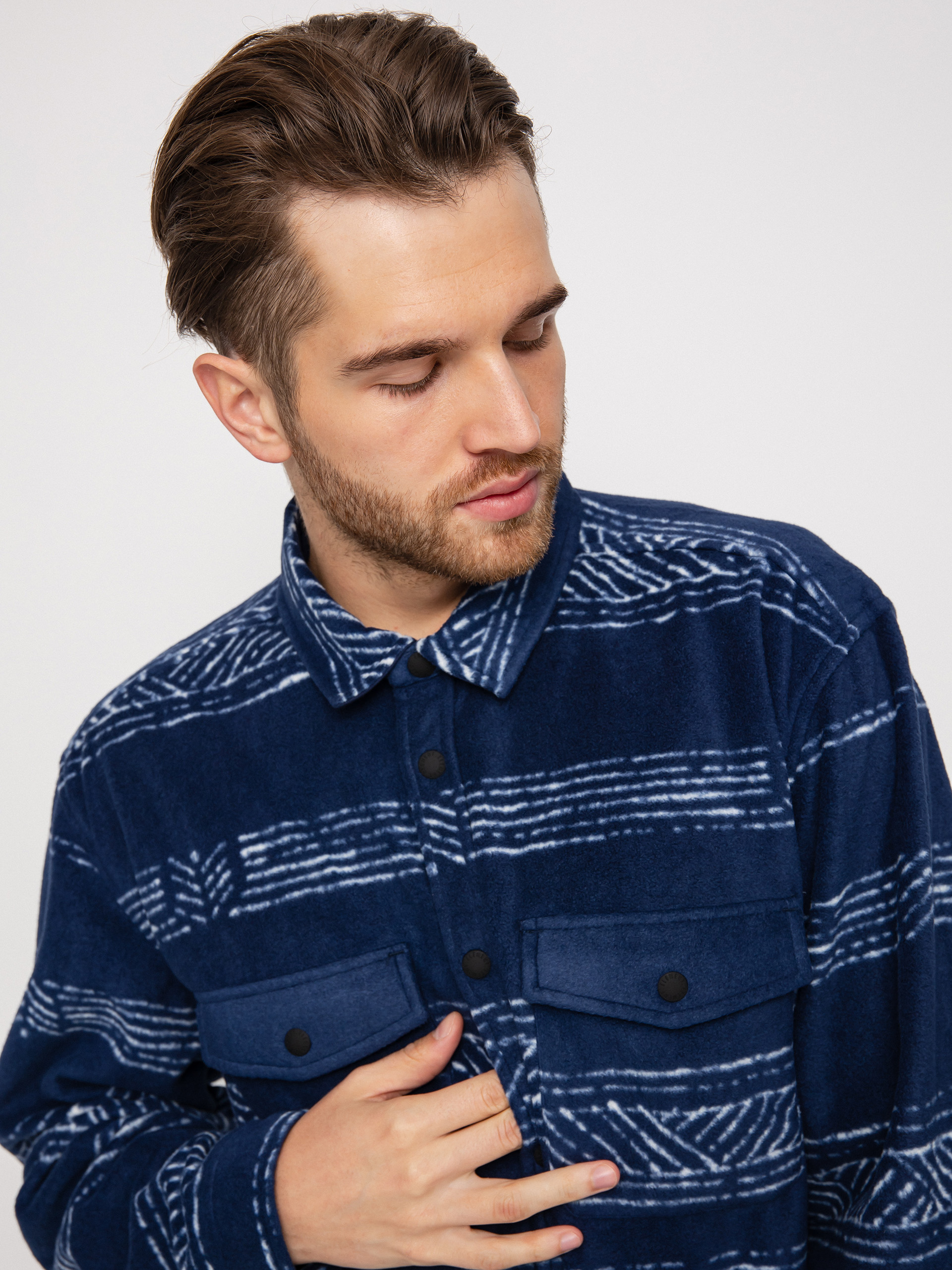 Košeľa Element Dawn Polar Shirt (woodblock)