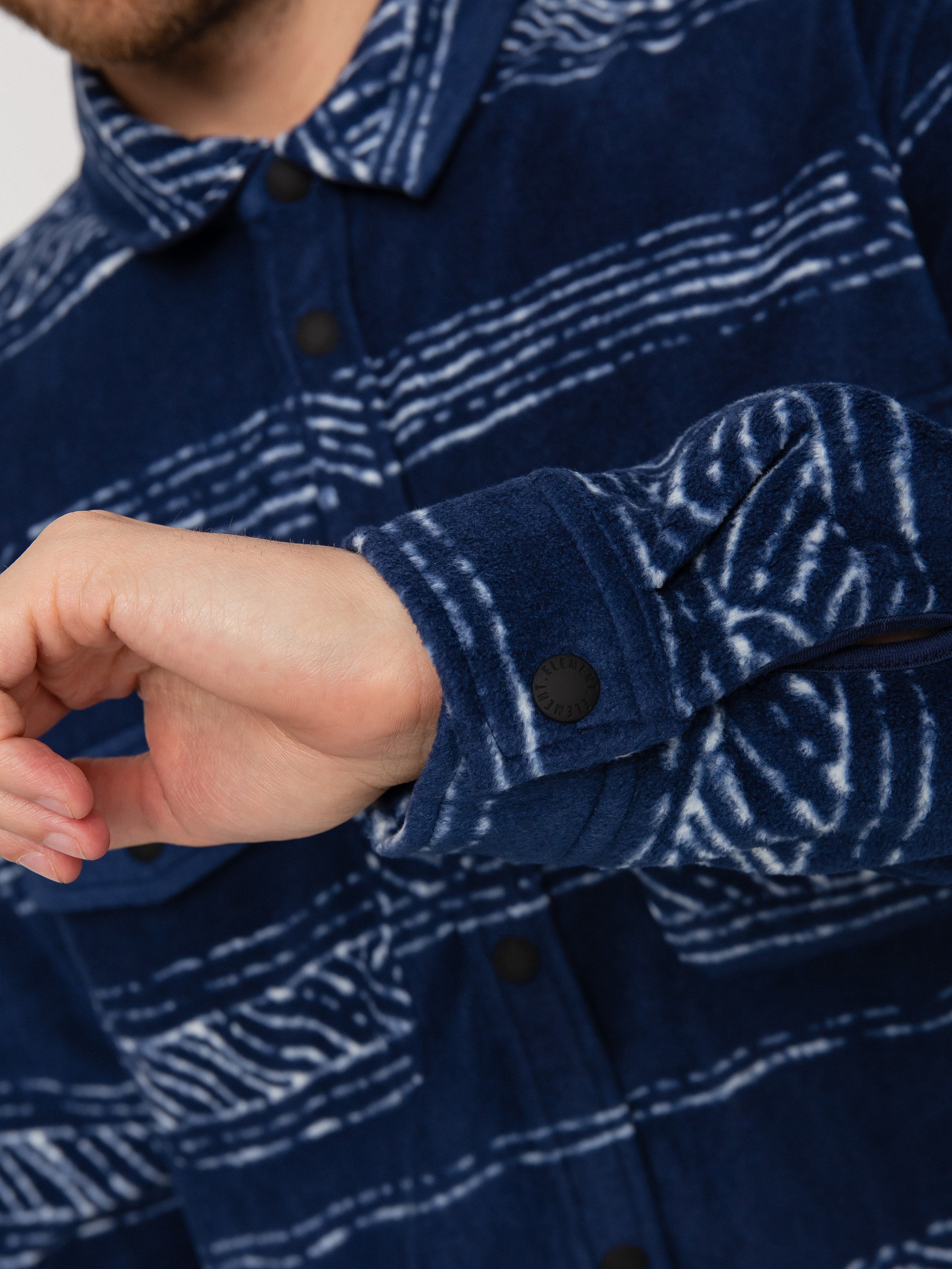 Košeľa Element Dawn Polar Shirt (woodblock)